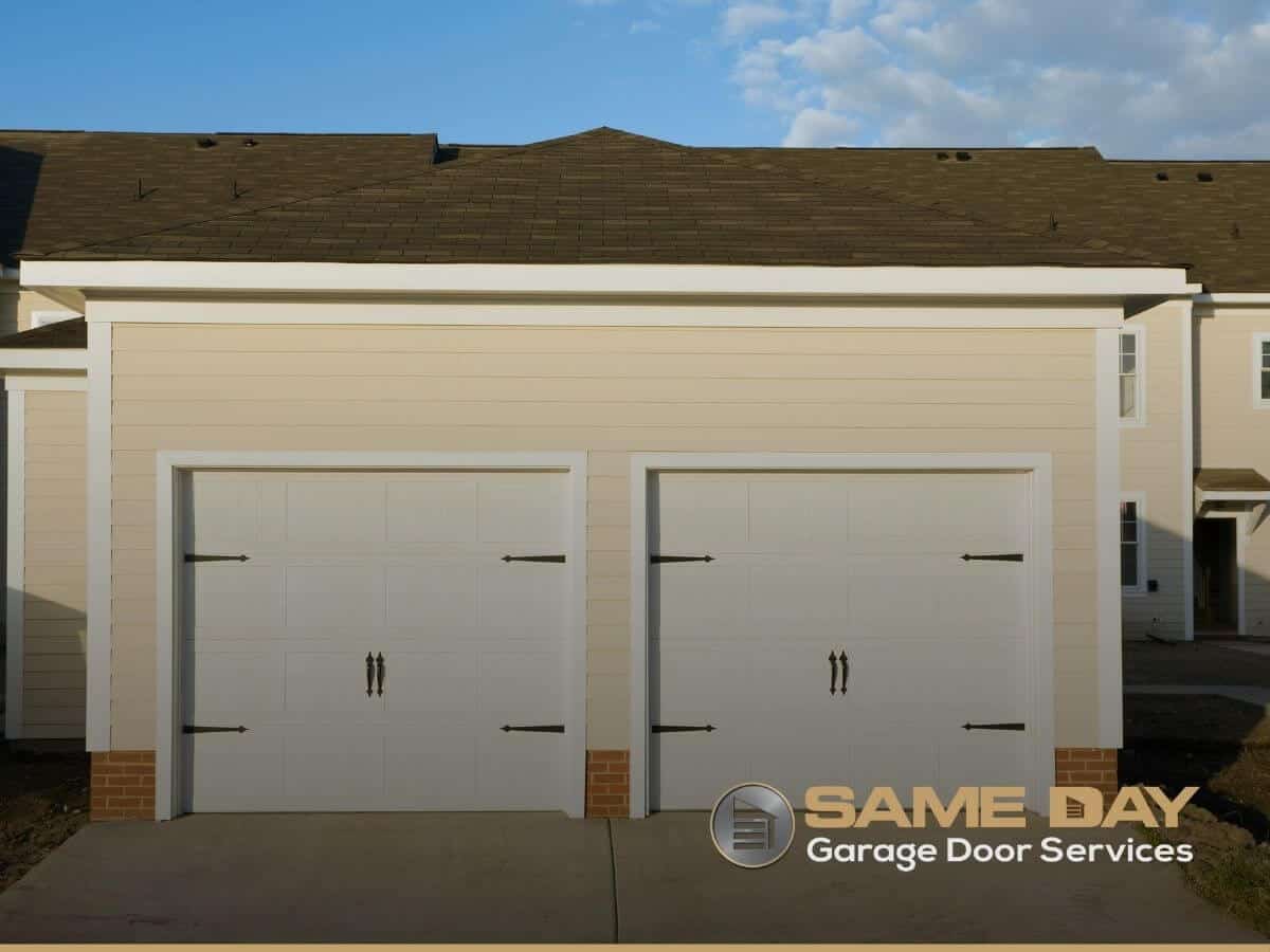 home garage in gilbert repaired by Same Day Garage Door.