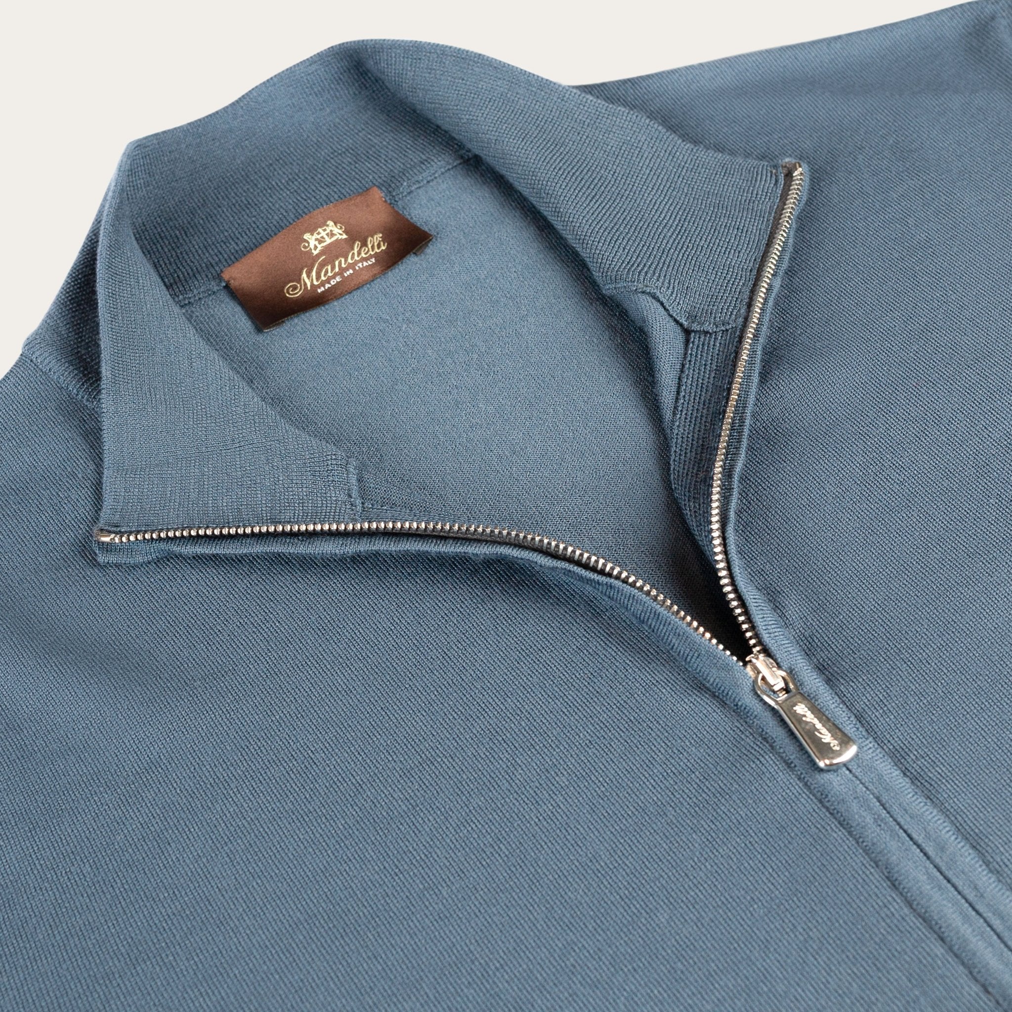 Spring Full Zip Knitwear Jumper - Mandelli UK