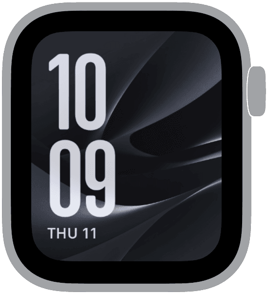 An Apple Watch face from the quiet hours collection