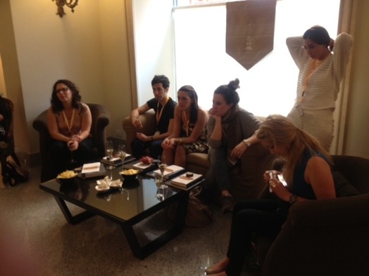 students at the workshop