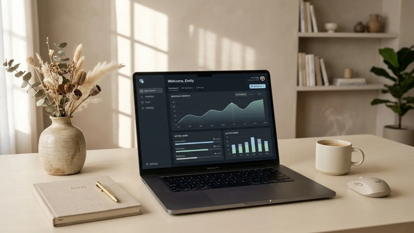 A visual representation of performance, speed, and business growth fixing the "core problems."