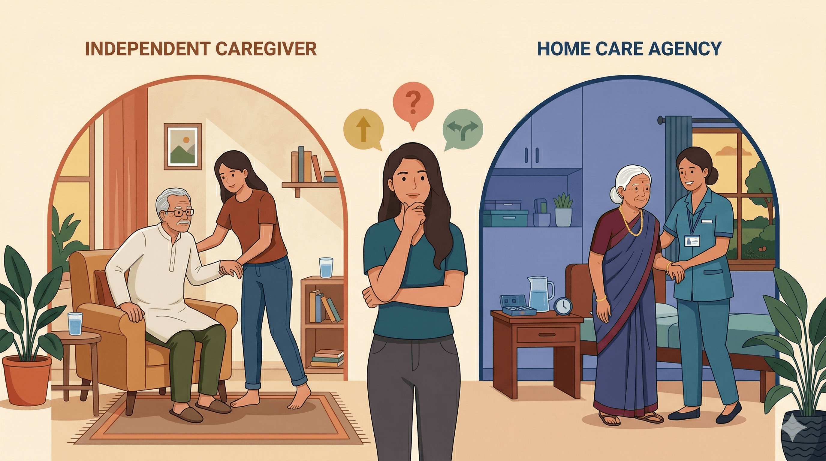 Home Care Agency vs Independent Caregiver