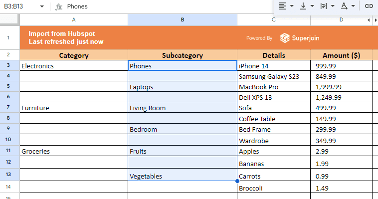 Select the cell or range you want to format.