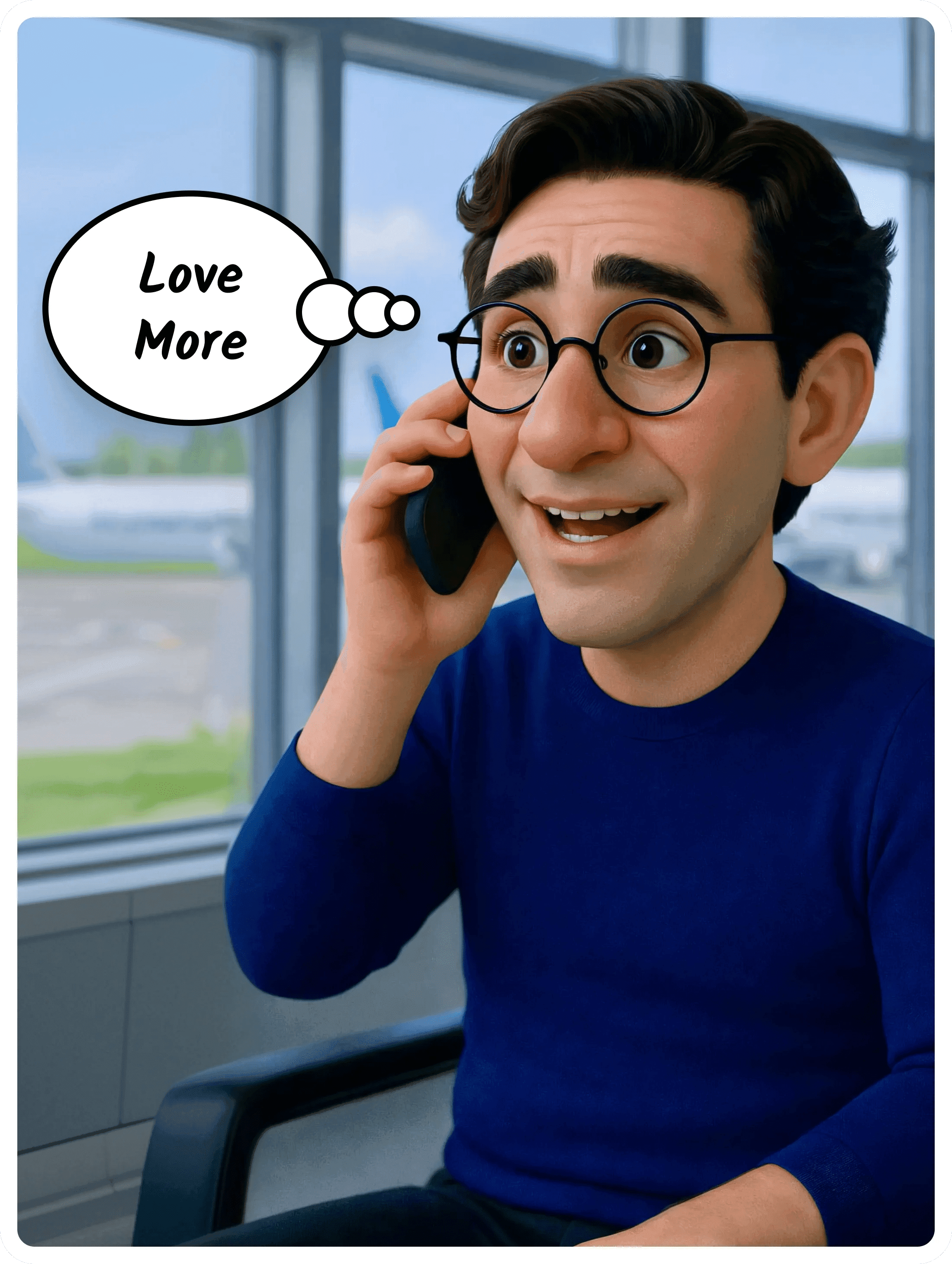 Illustration for “F like funny… G like geek,” a Love More Patch. Mr. Ferguson's last name should have been simple to spell. It was not. There's a better system for that.