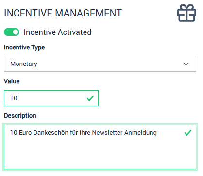 Acceleraid Incentive Management Screenshot
