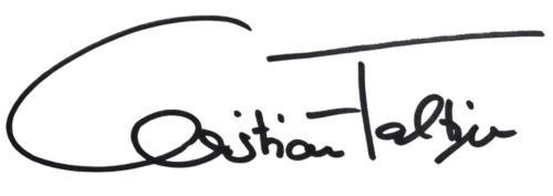 Unterschrift von Christian Faltin