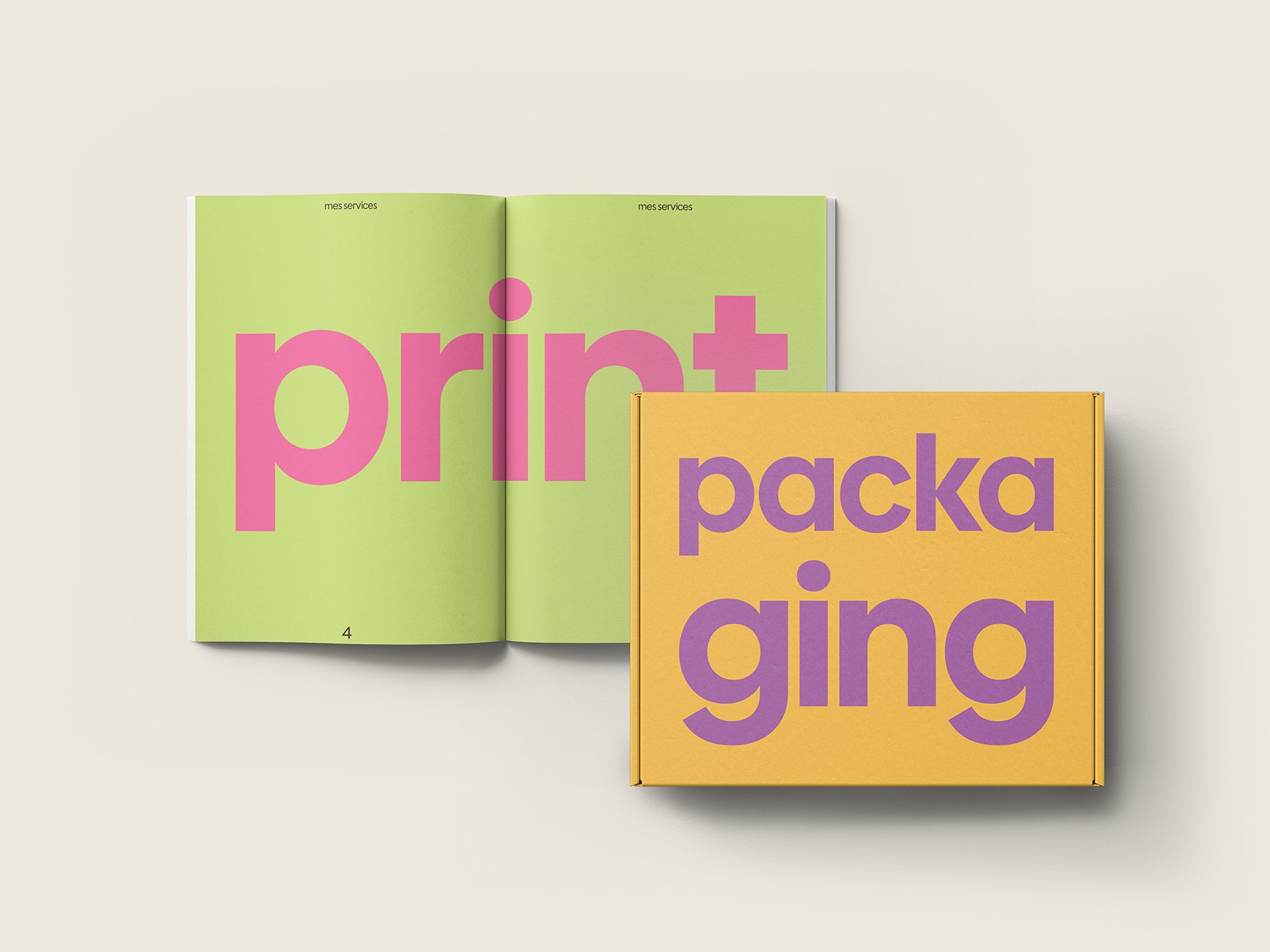 Magazine et packaging