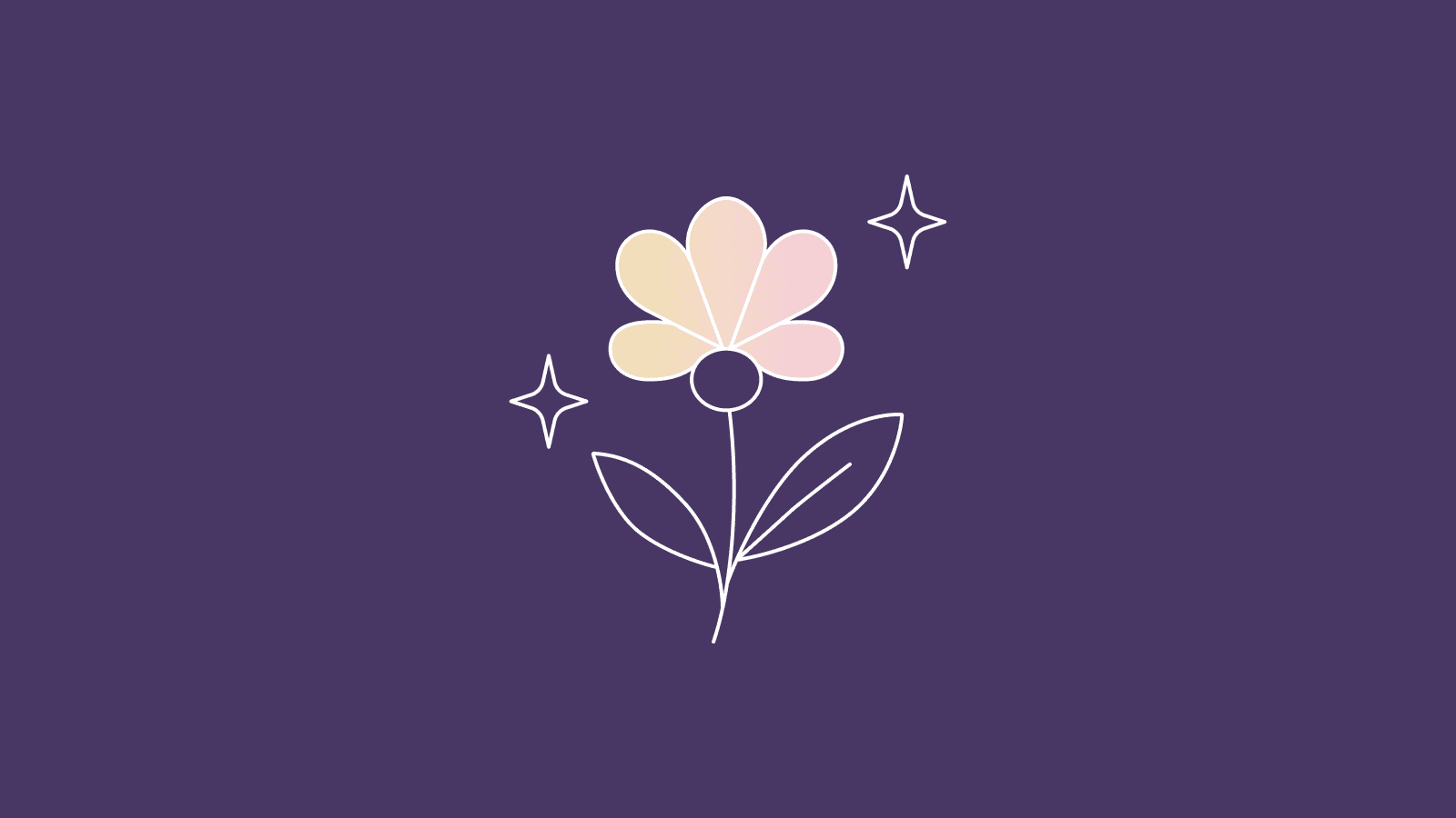 Flower illustration representing strenght and resillience of relationships