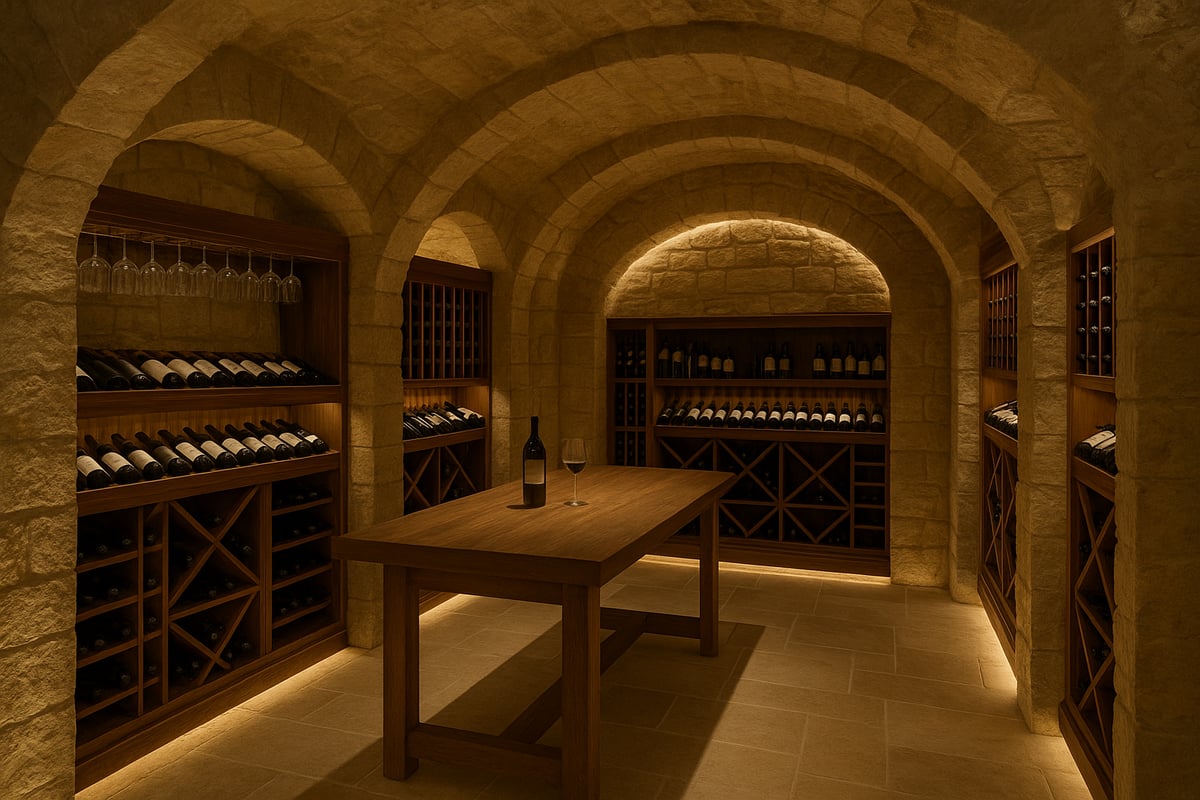 Essential Elements of a Timeless Stone Wine Cellar