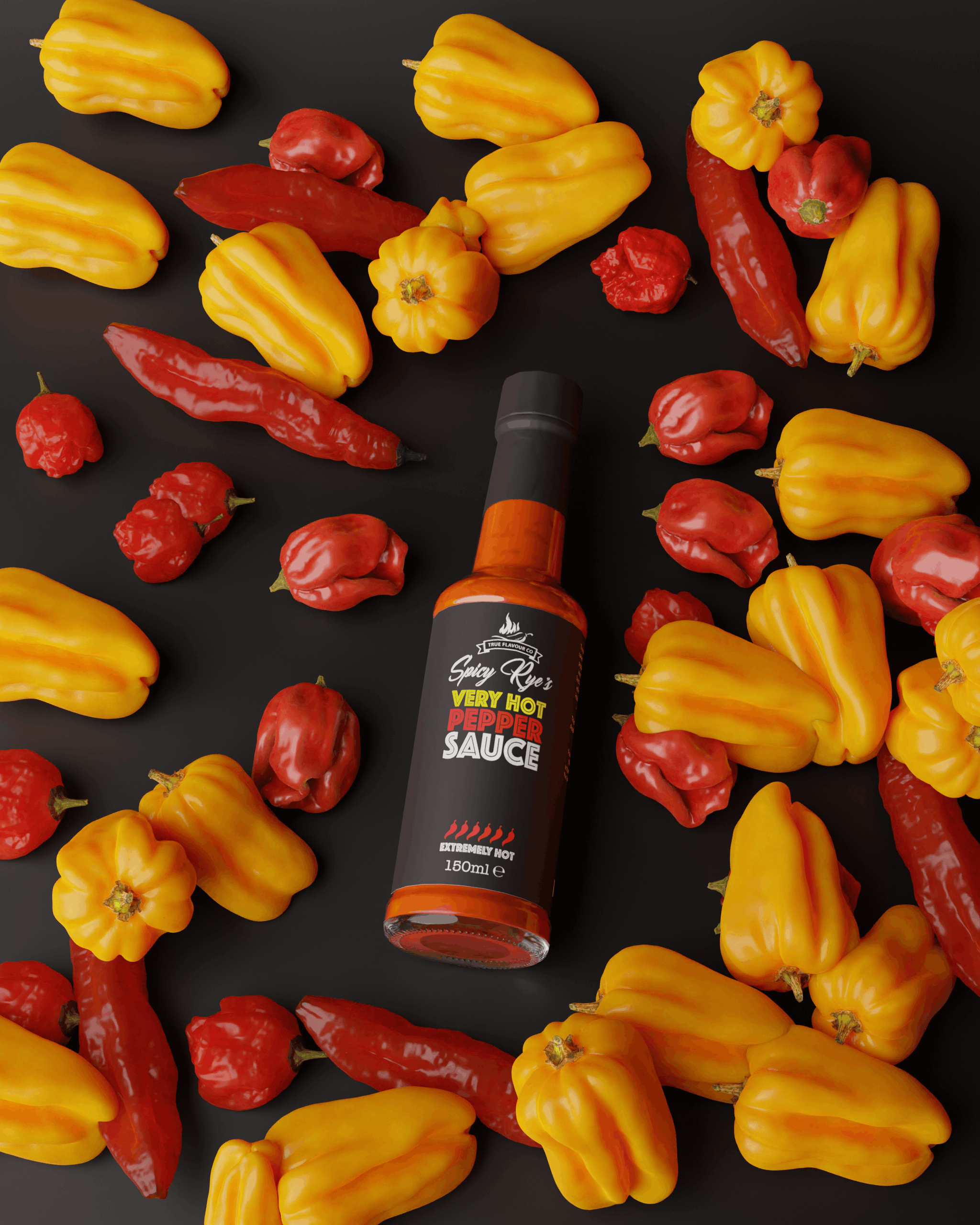 Chili Hot Sauce Digital Twins