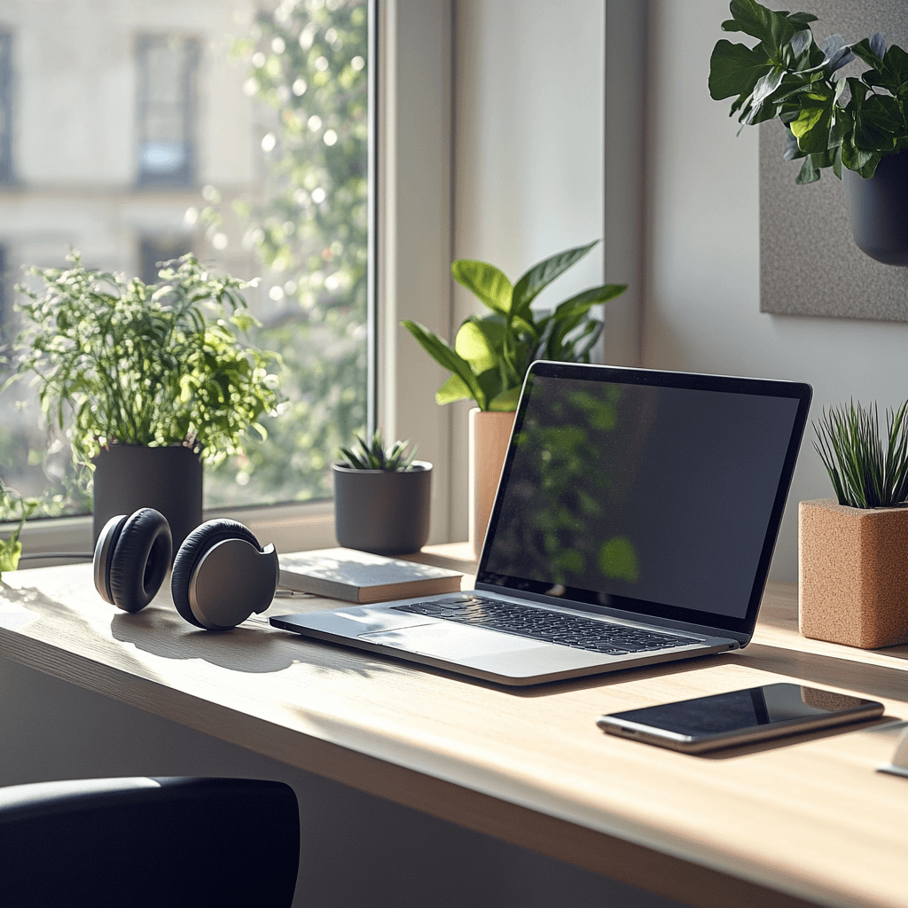 distraction-free workspace