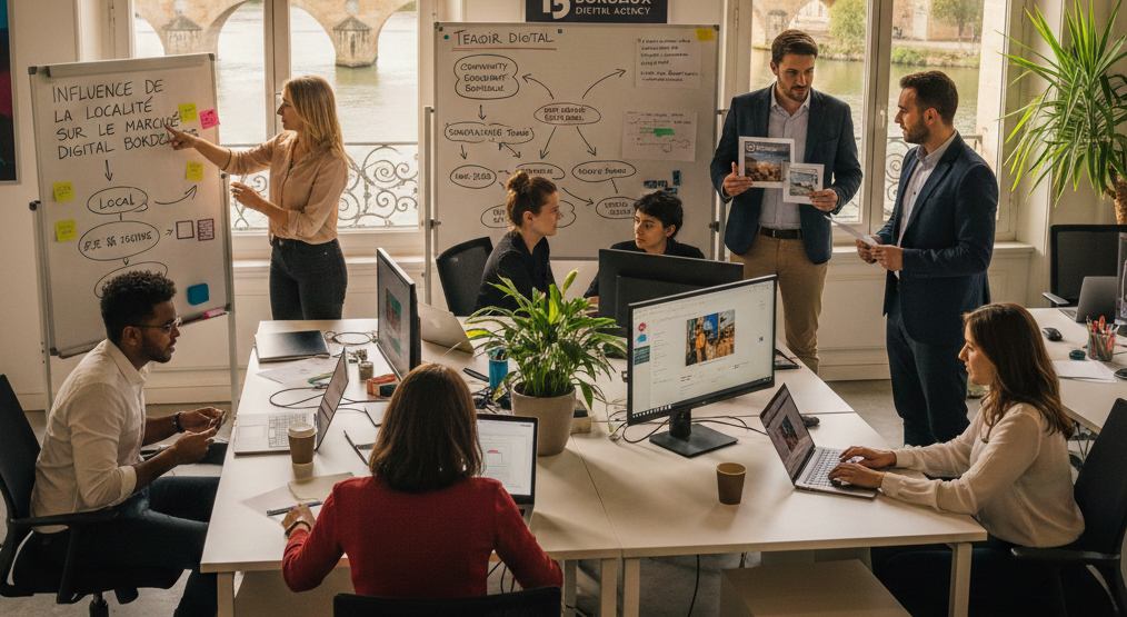 une agence web bordelaise qui travaillent sur l'influence de la localité