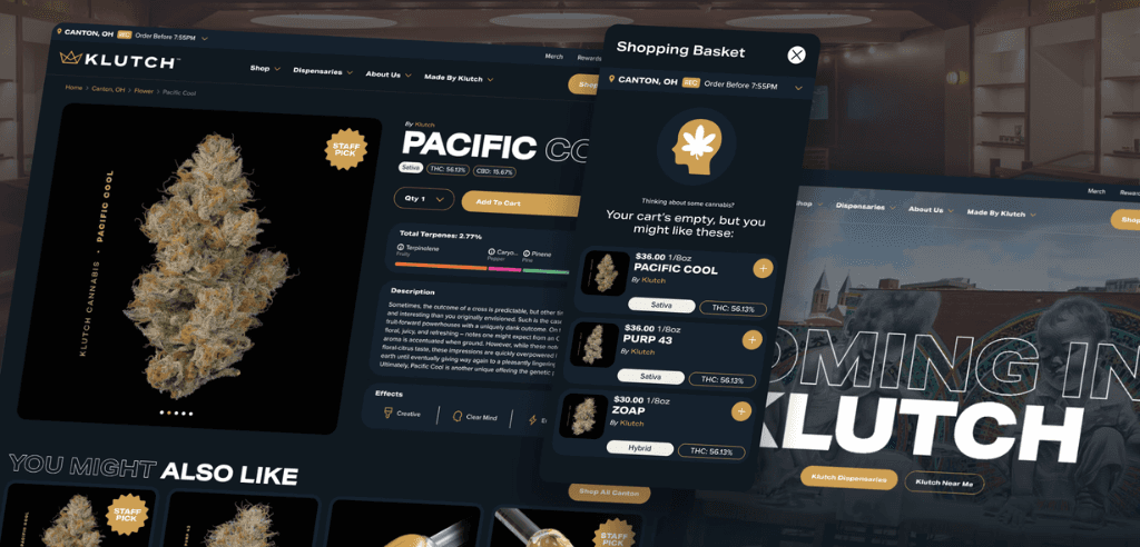 Klutch Cannabis Website