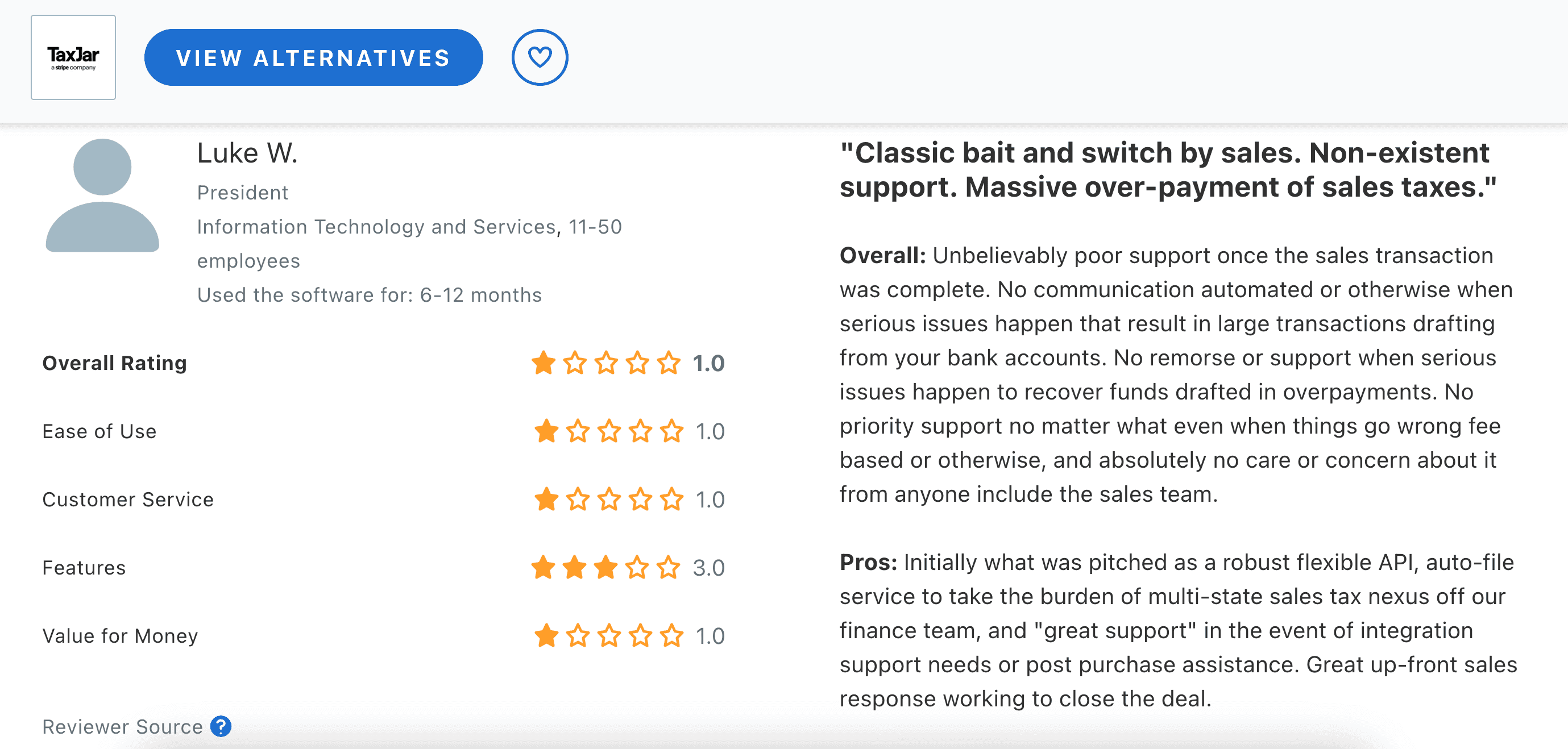 taxjar non-existent support.png