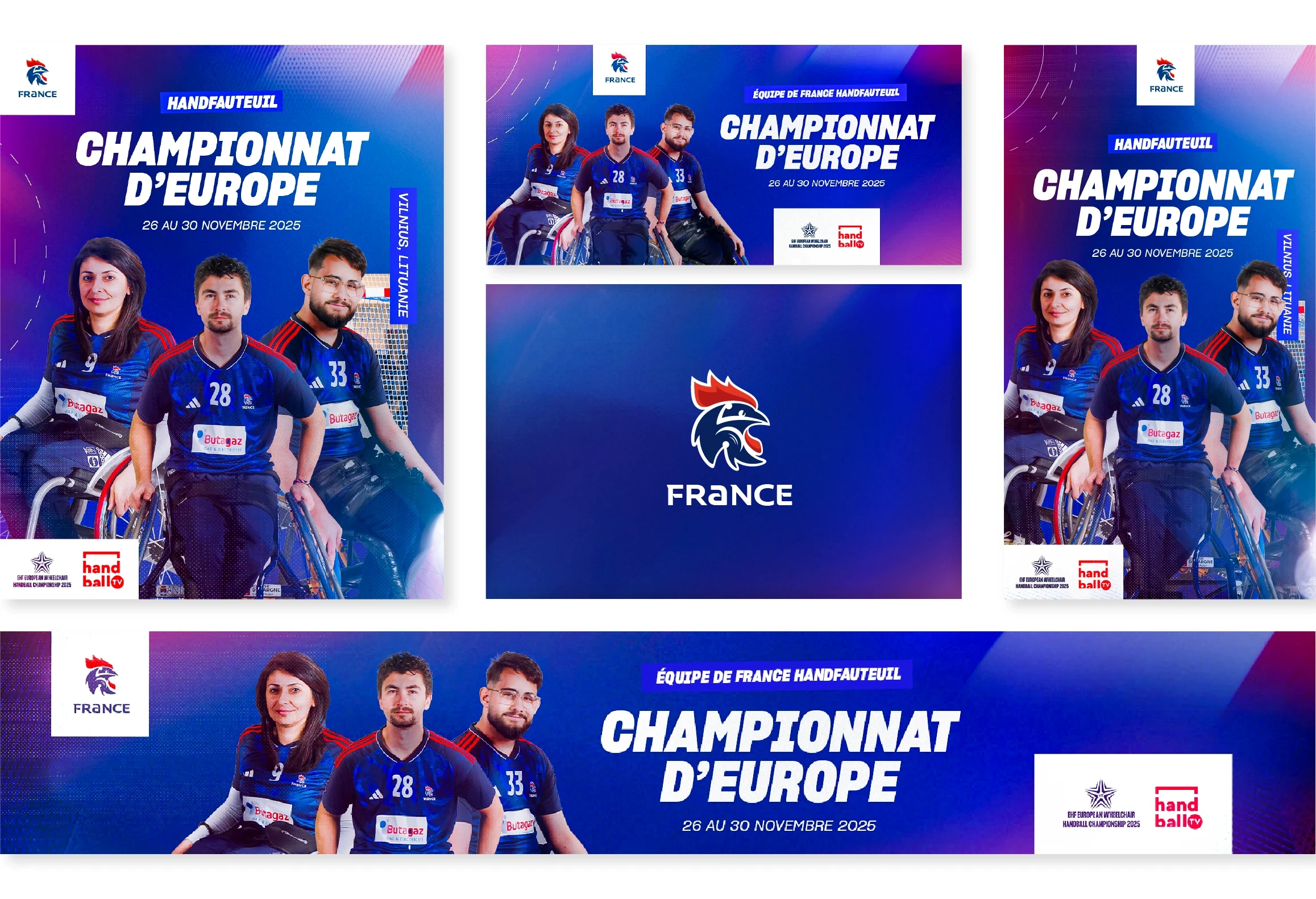 Identité visuelle de l'Équipe de France Hand fauteuil