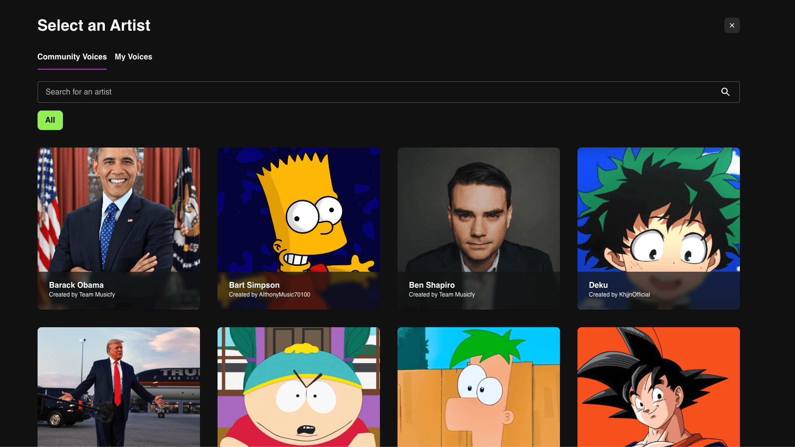 Musicfy's Gru meme template
