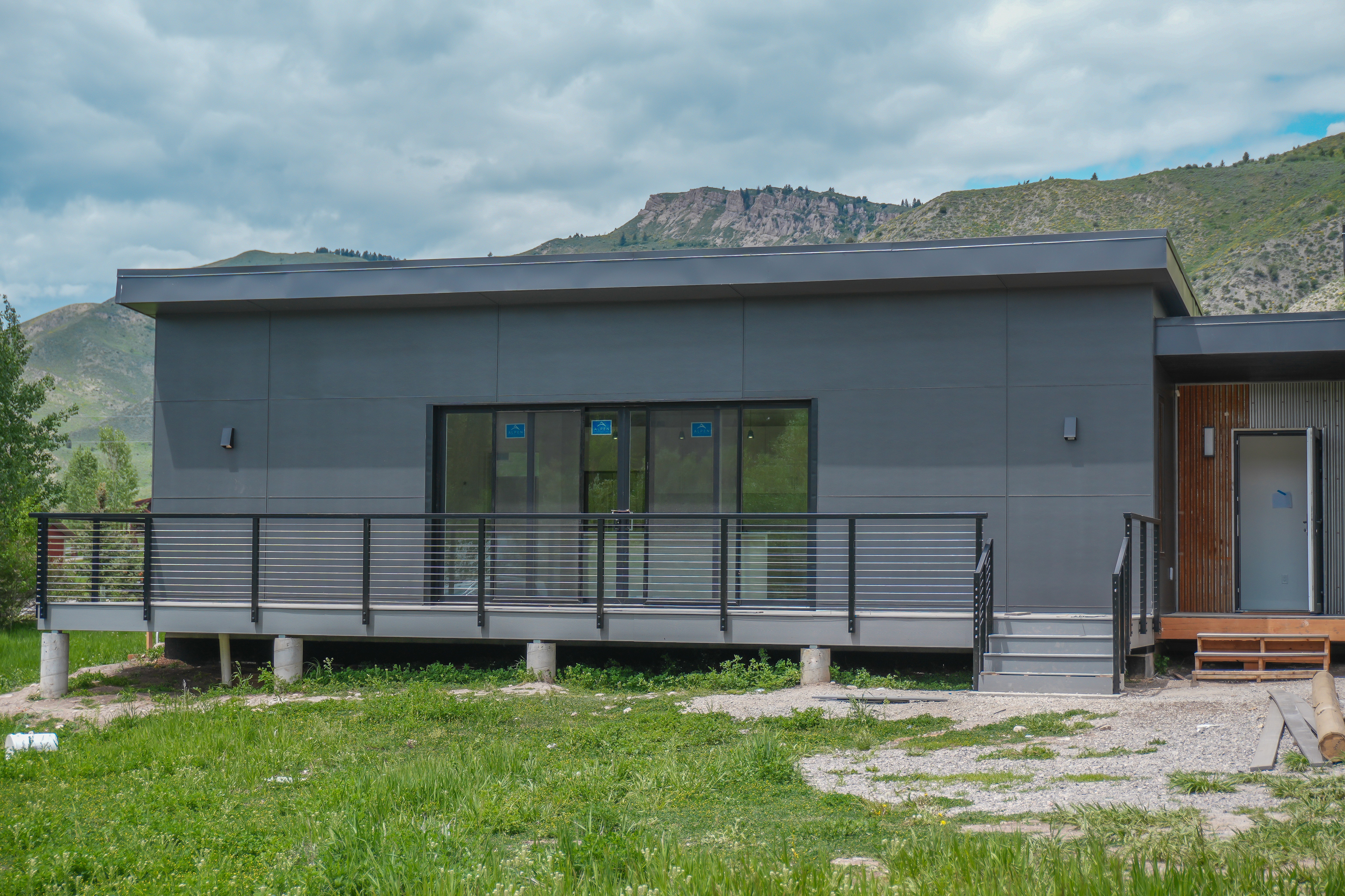 A modualr home in Jackson Wyoming