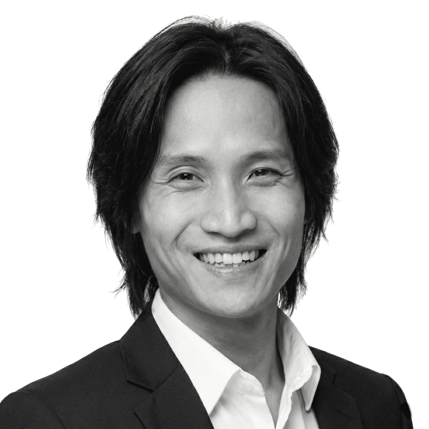 serious looking man in suit