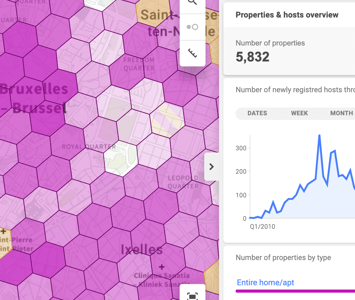 Visualization of location data in CleverMaps Studio for Real Estate Use Case