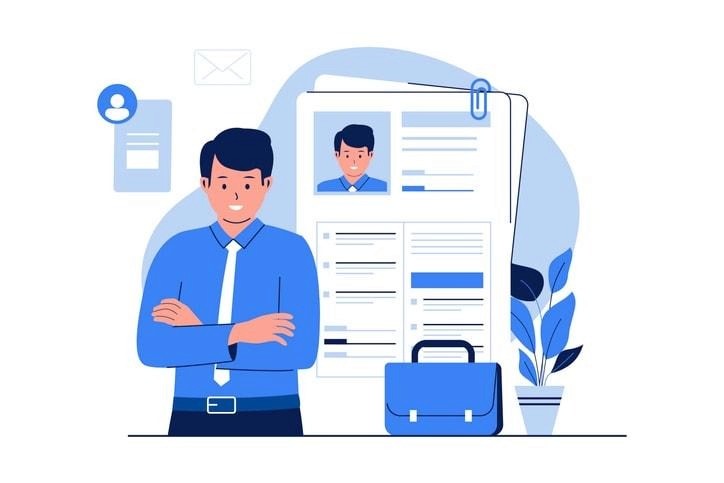 An engineer reviewing a challenging engineering project in preparation for an interview.