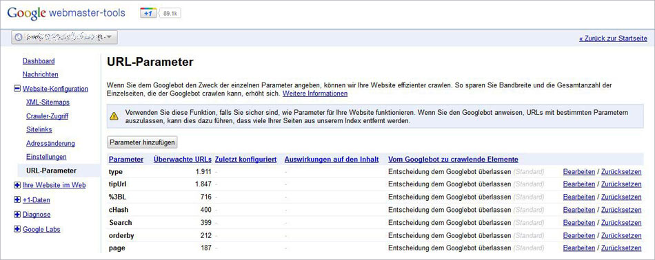 webmastertools_parameter