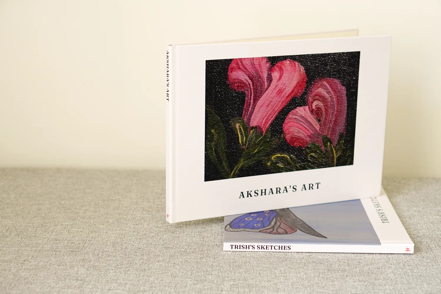 The finished hardcover book