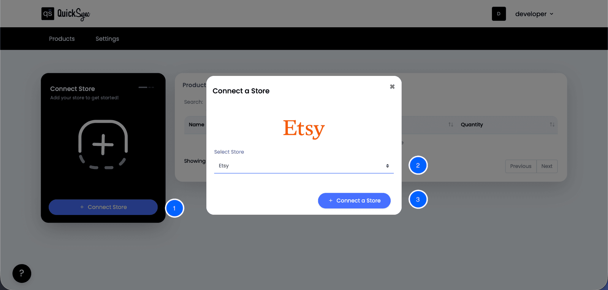 Connect Second Store