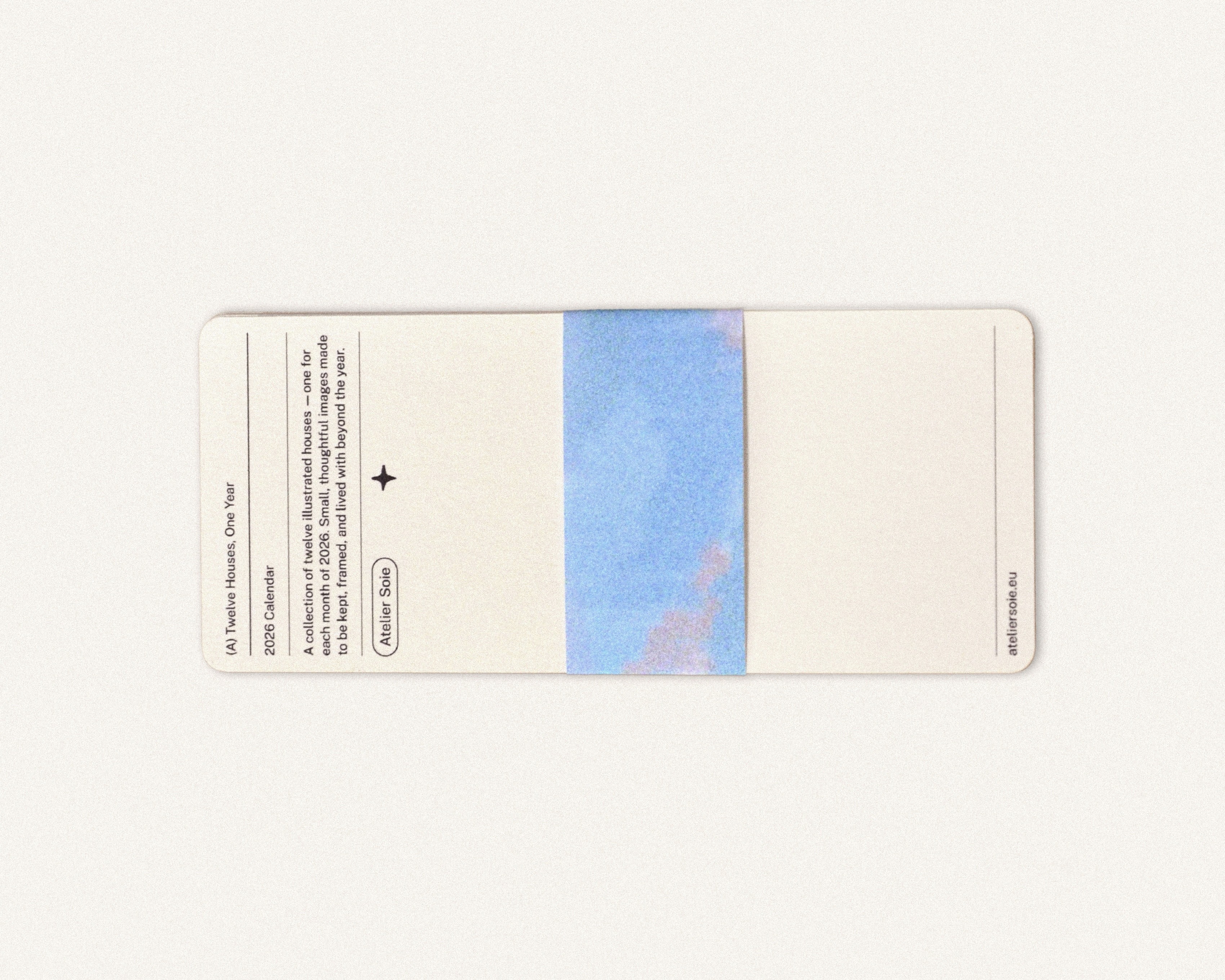 Atelier Soie Shop - Twelve Houeses, One Year, Calendar Design