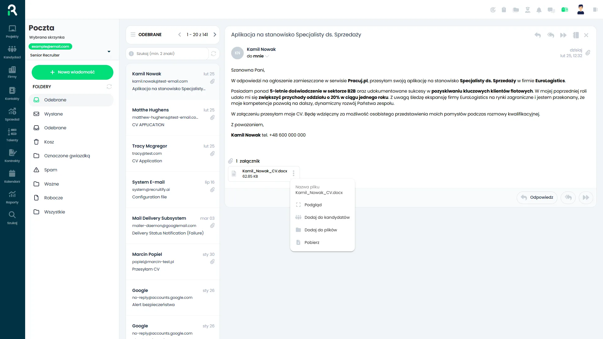 Zintegrowane centrum komunikacji