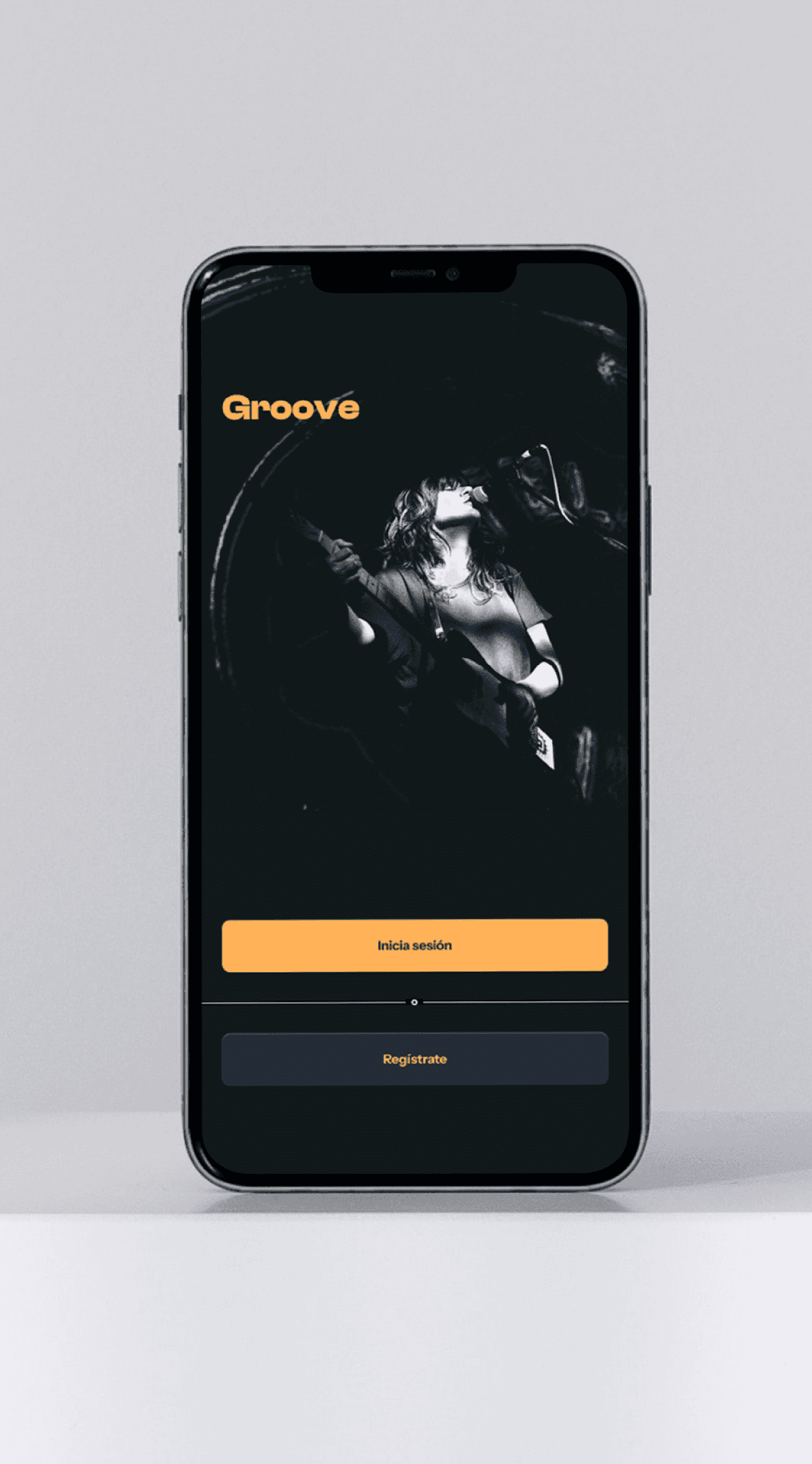Vista previa de la app Groove, proyecto de antropología del diseño