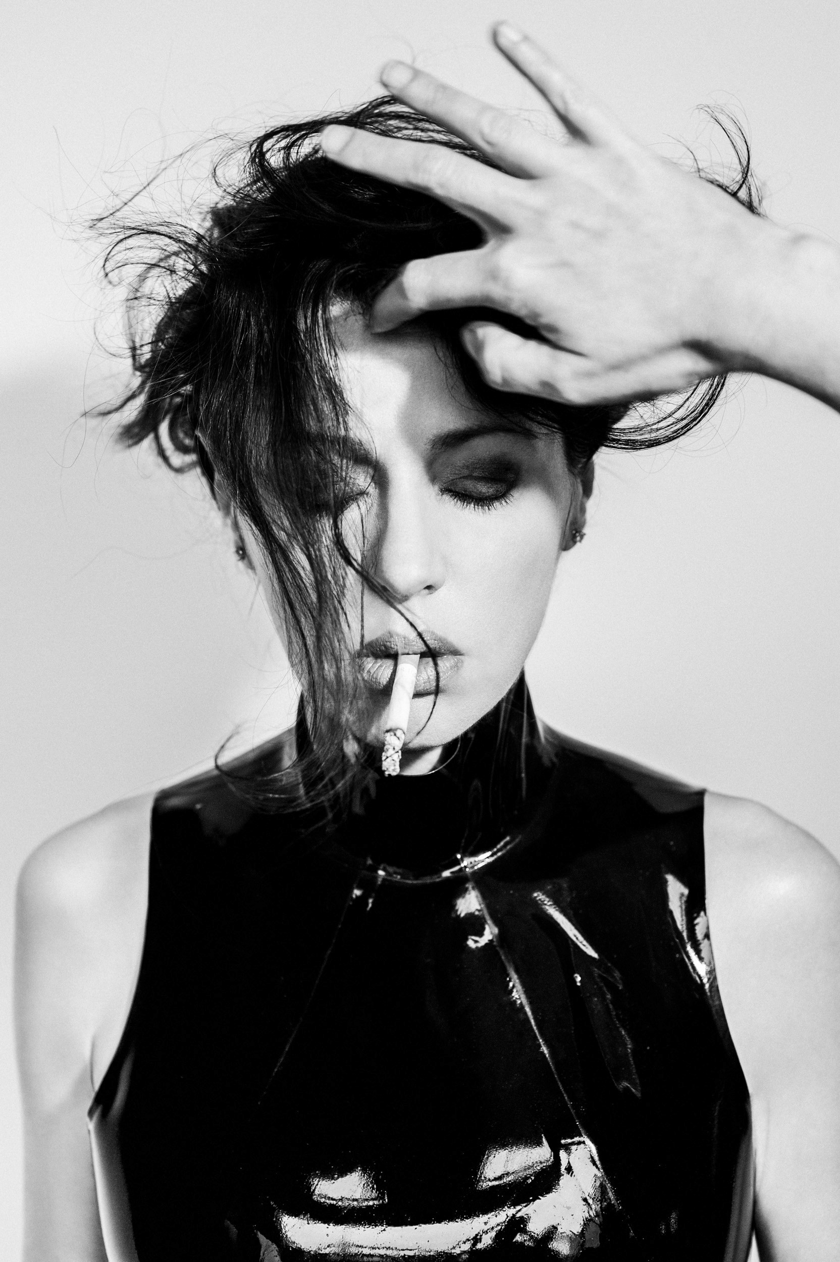 Tina Arena editorial corporate executive portrait studio Sydney by Cybele Malinowski