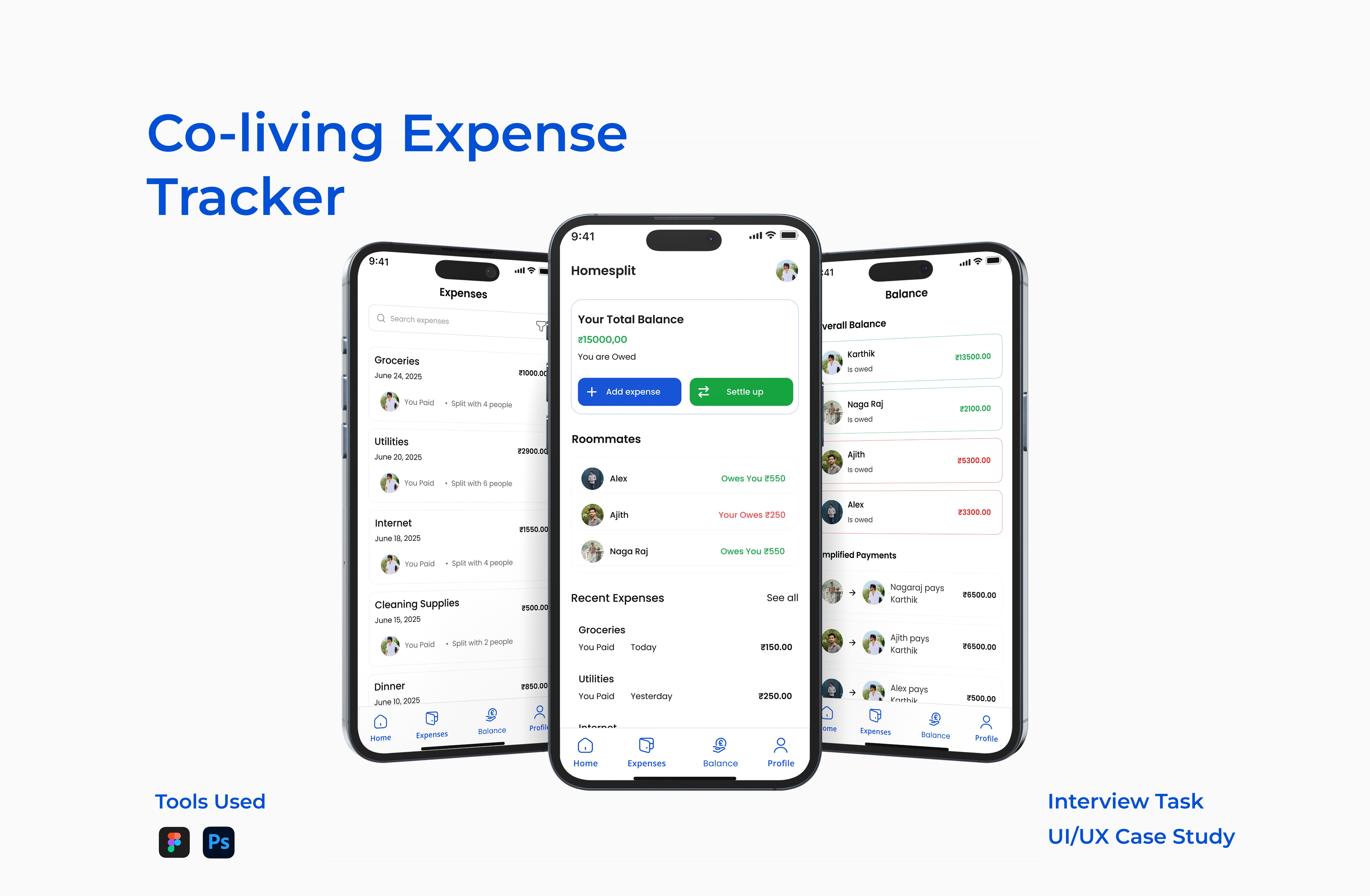 A picture of web app mockup screenshots.