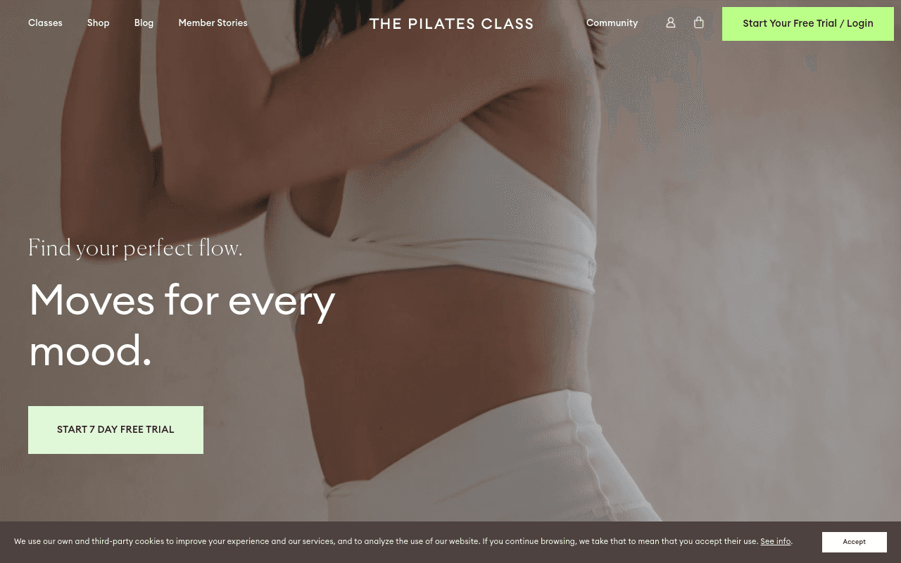Best Pilates Reformer App - class tpc high energy