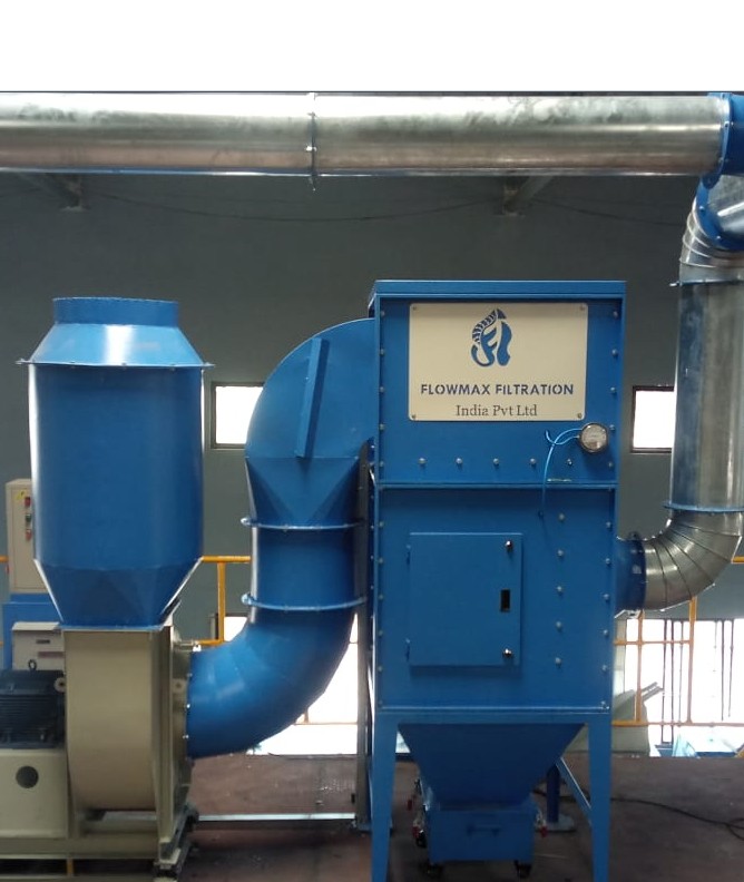 Stand slone dust collector - customer site installed