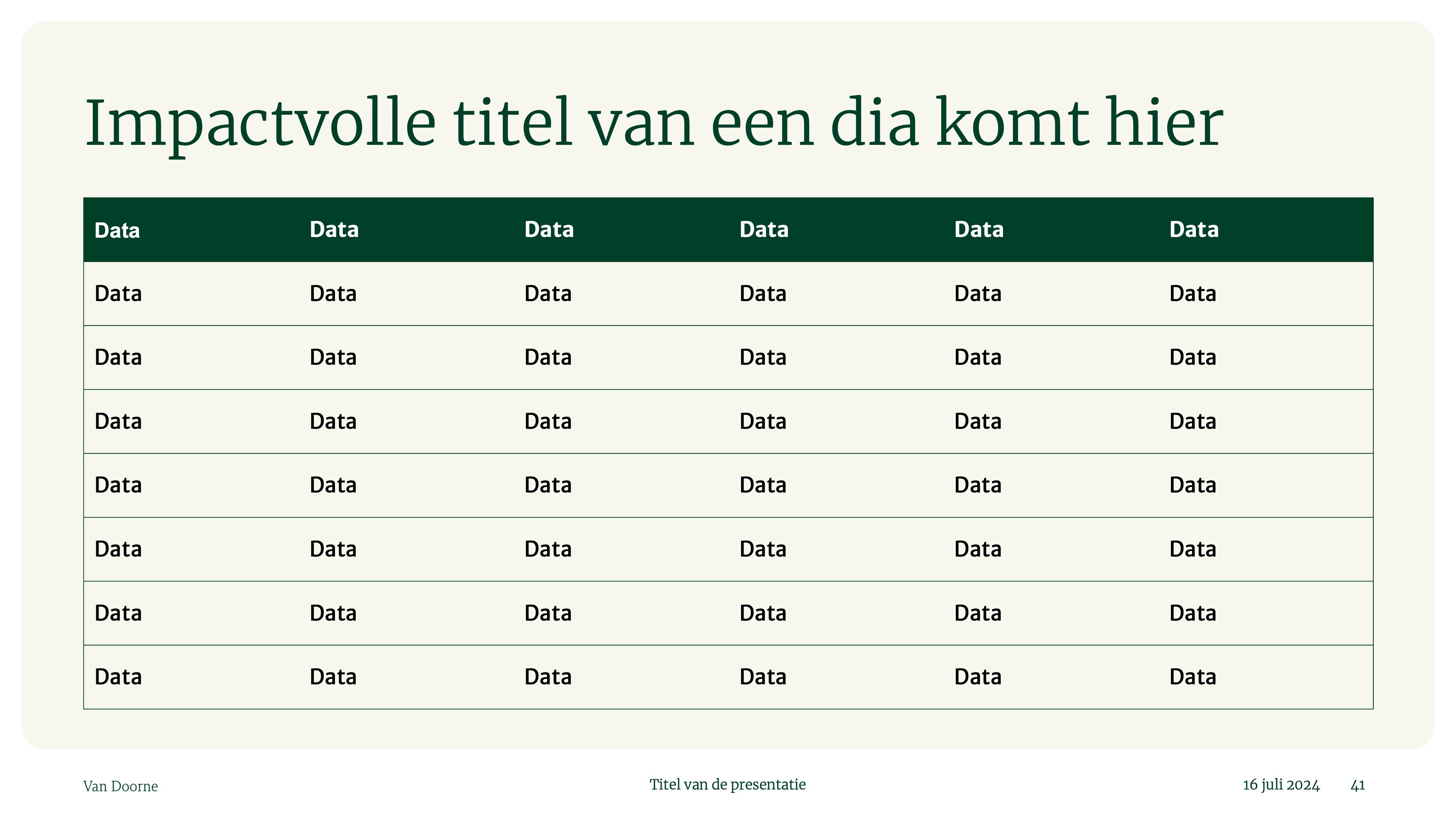 Mr.Prezident | Cases | Van Doorne | 22