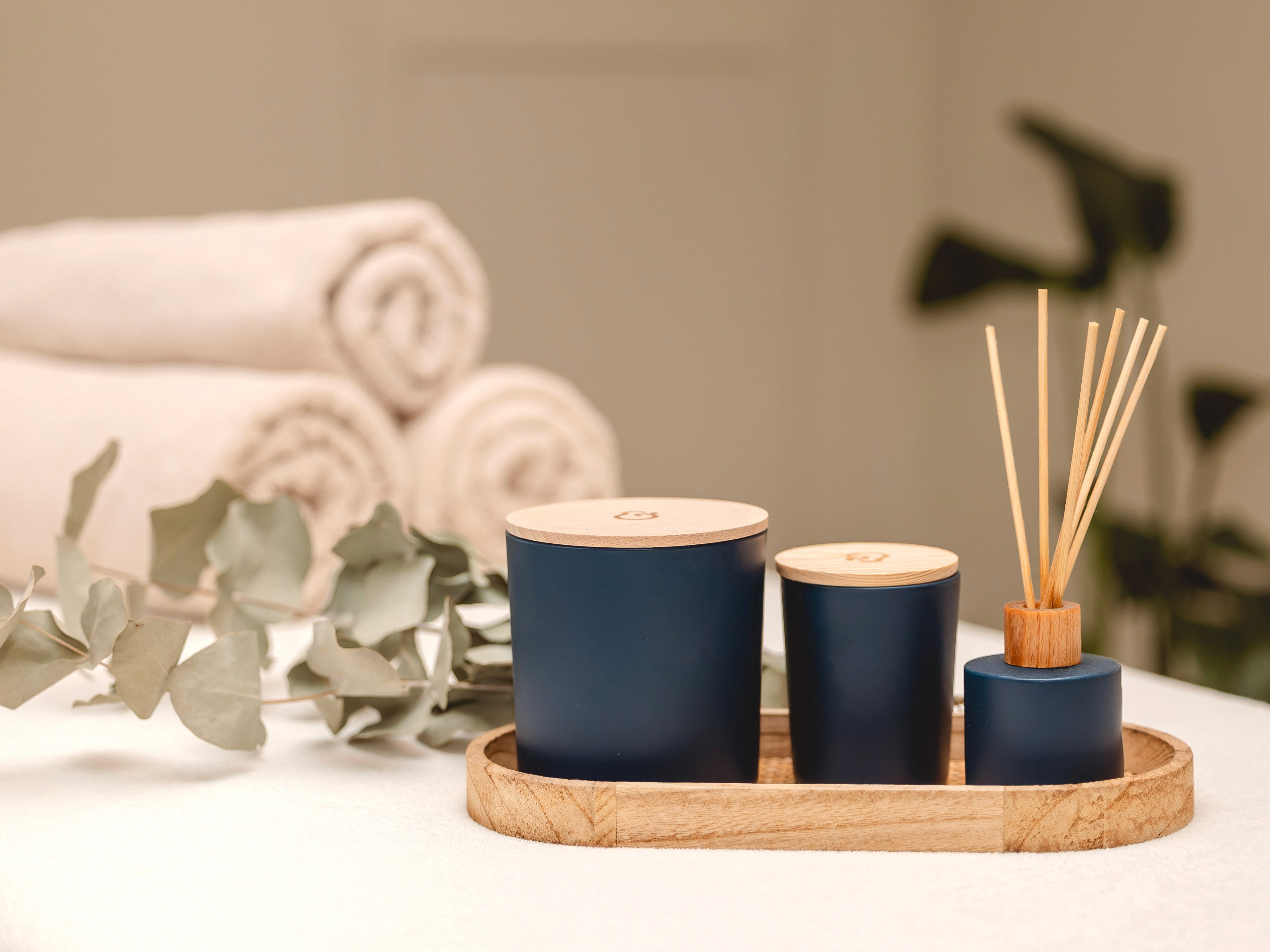 Handtücher und Raumduft in der Physiotherapie Praxis A. Homburg