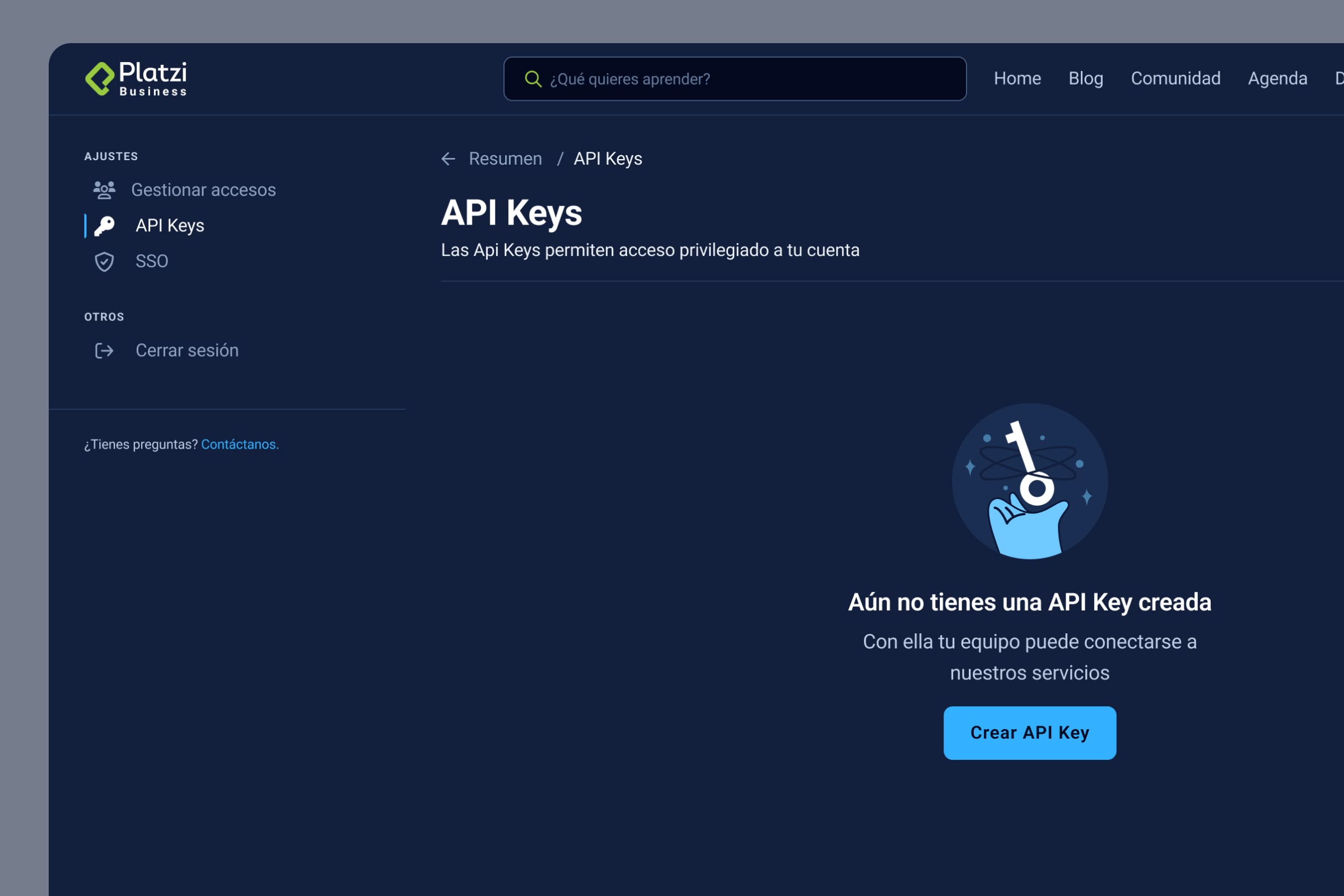 Platzi dashboard b2b