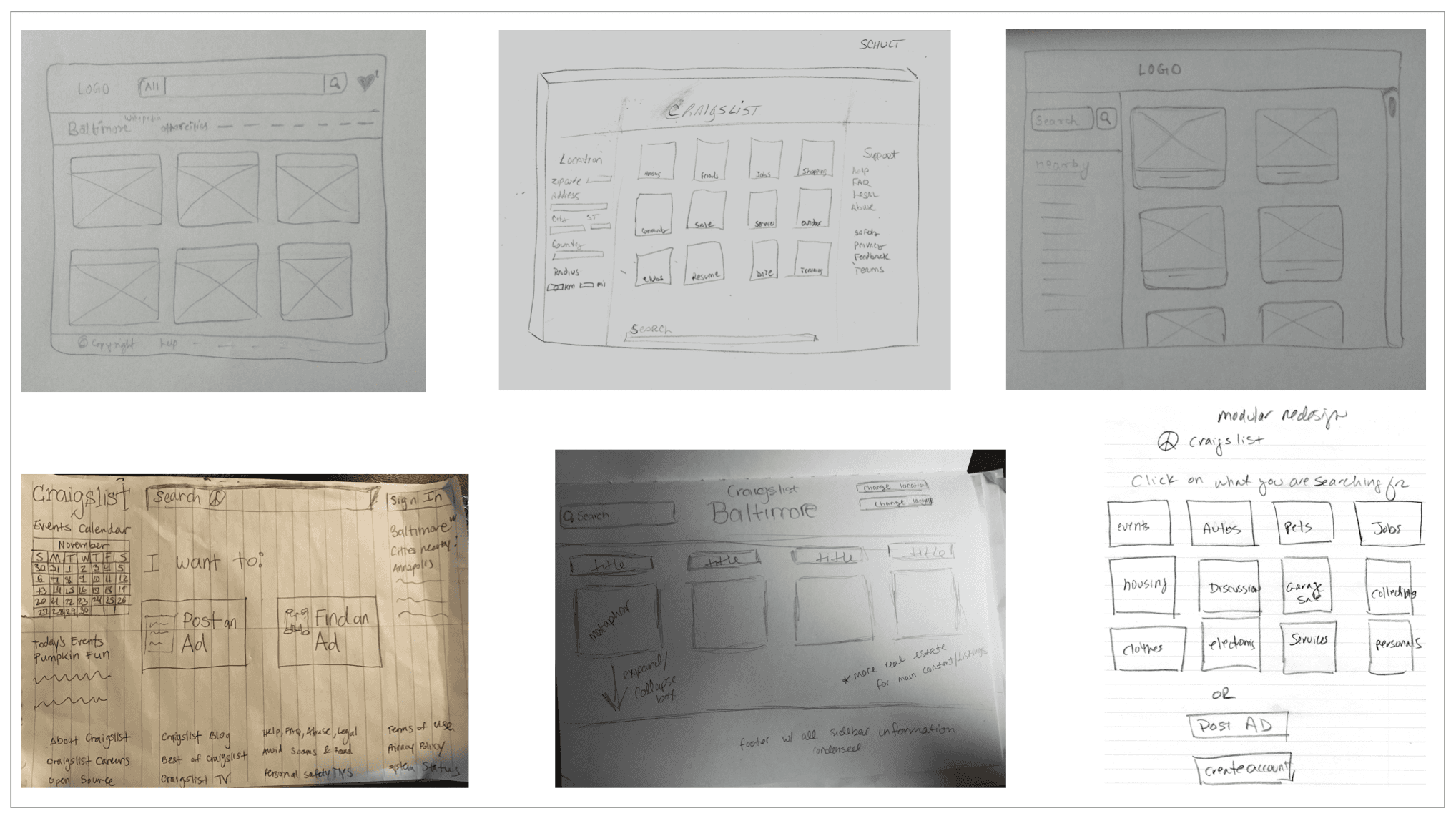 Design Sprint - Craigslist