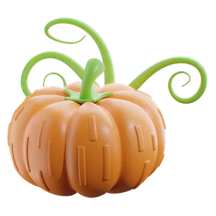 Free 3D pumpkin icon