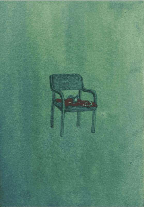 herd of sheep on road painting