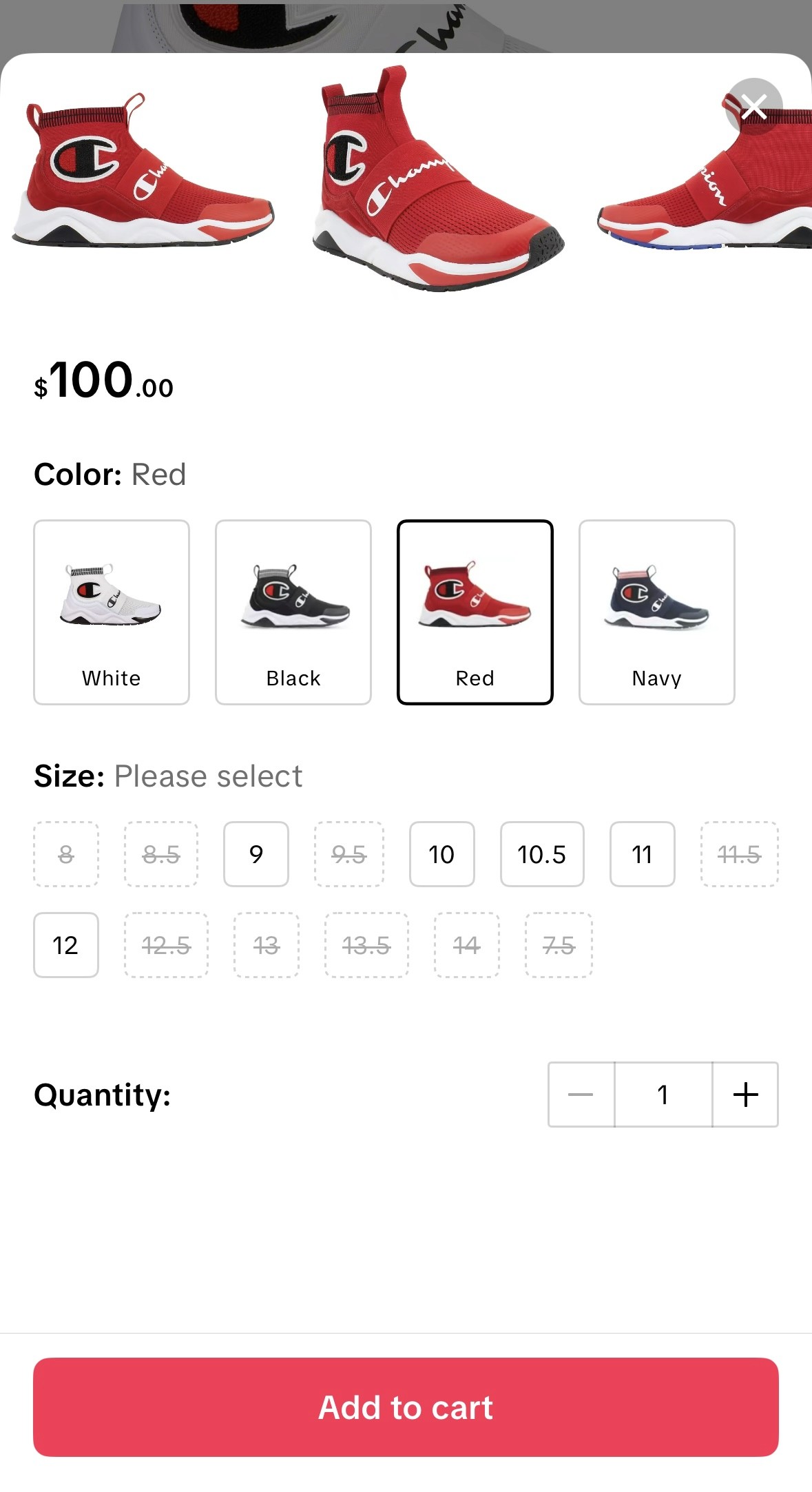 Champion Consolidated Listings in Tiktok Shop Page Deatails