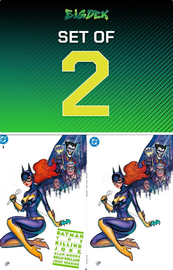 Batman The Killing Joke #1 Nathan Szerdy Big Dex Comics Exclusive Trade and Spot Foil Virgin Variant Set cover