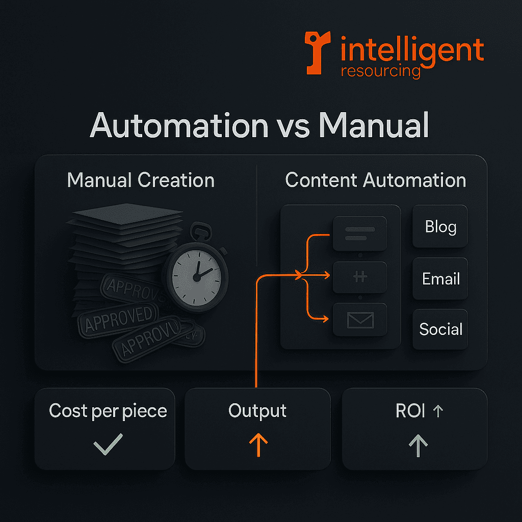 Marketing Content Automation vs Manual Creation: ROI Models for Lean GTM Teams