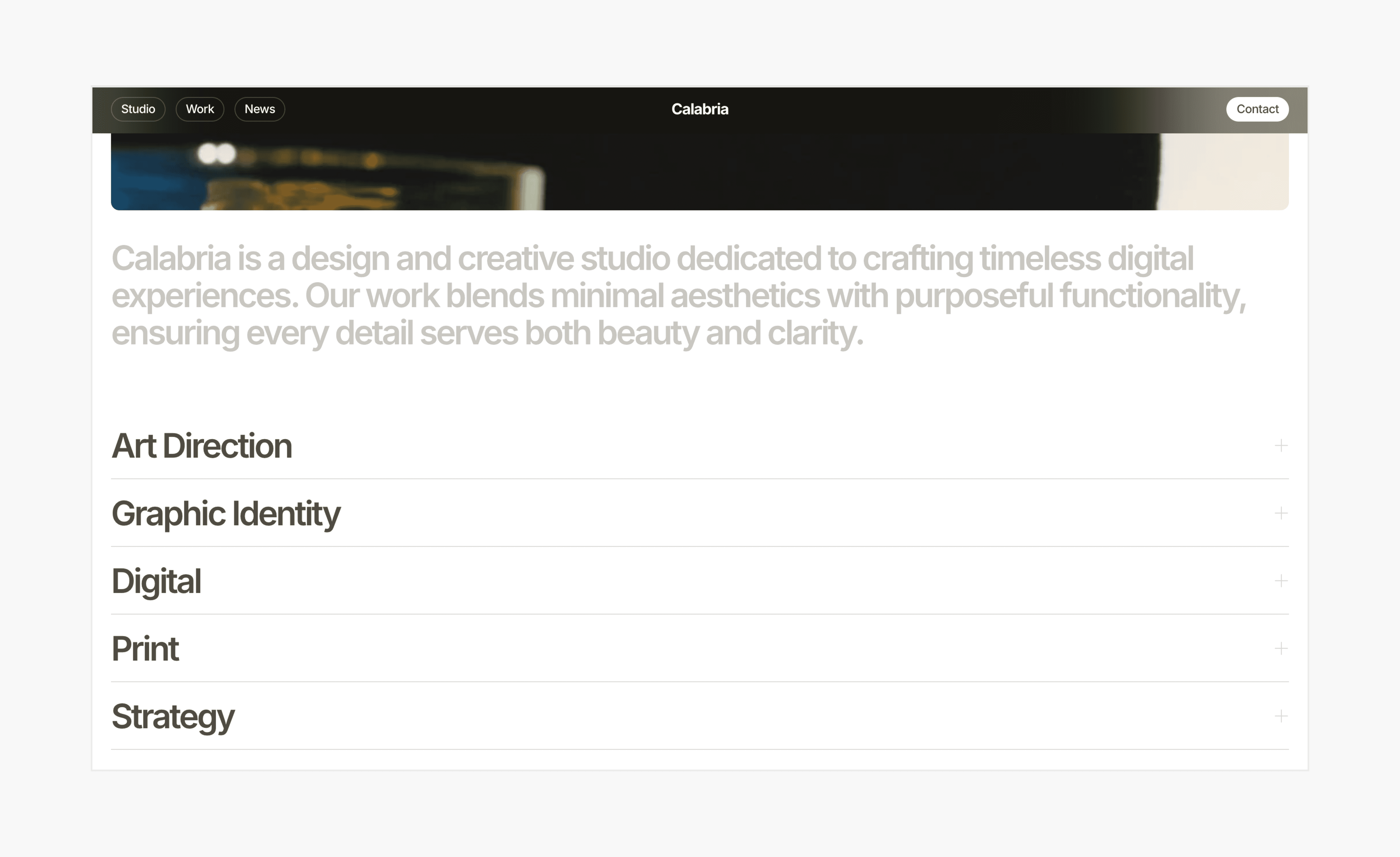 A modern Framer template designed for creative professionals, studios, and agencies. Built with clean typography, modular layouts, and smooth motion, it provides a refined foundation for presenting visual work online. Fully responsive and optimized for performance, this template combines structure, balance, and contemporary design principles to create an elevated digital experience.