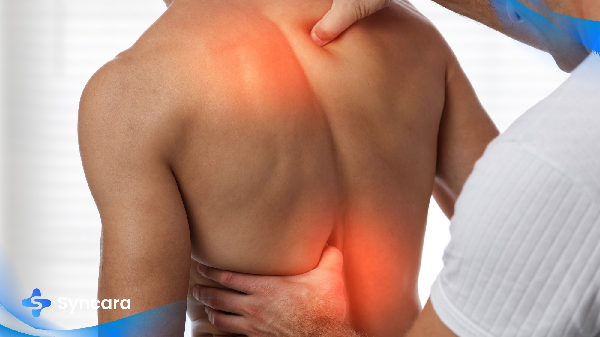 Physiotherapist in Vaughan treating a patient with manual therapy