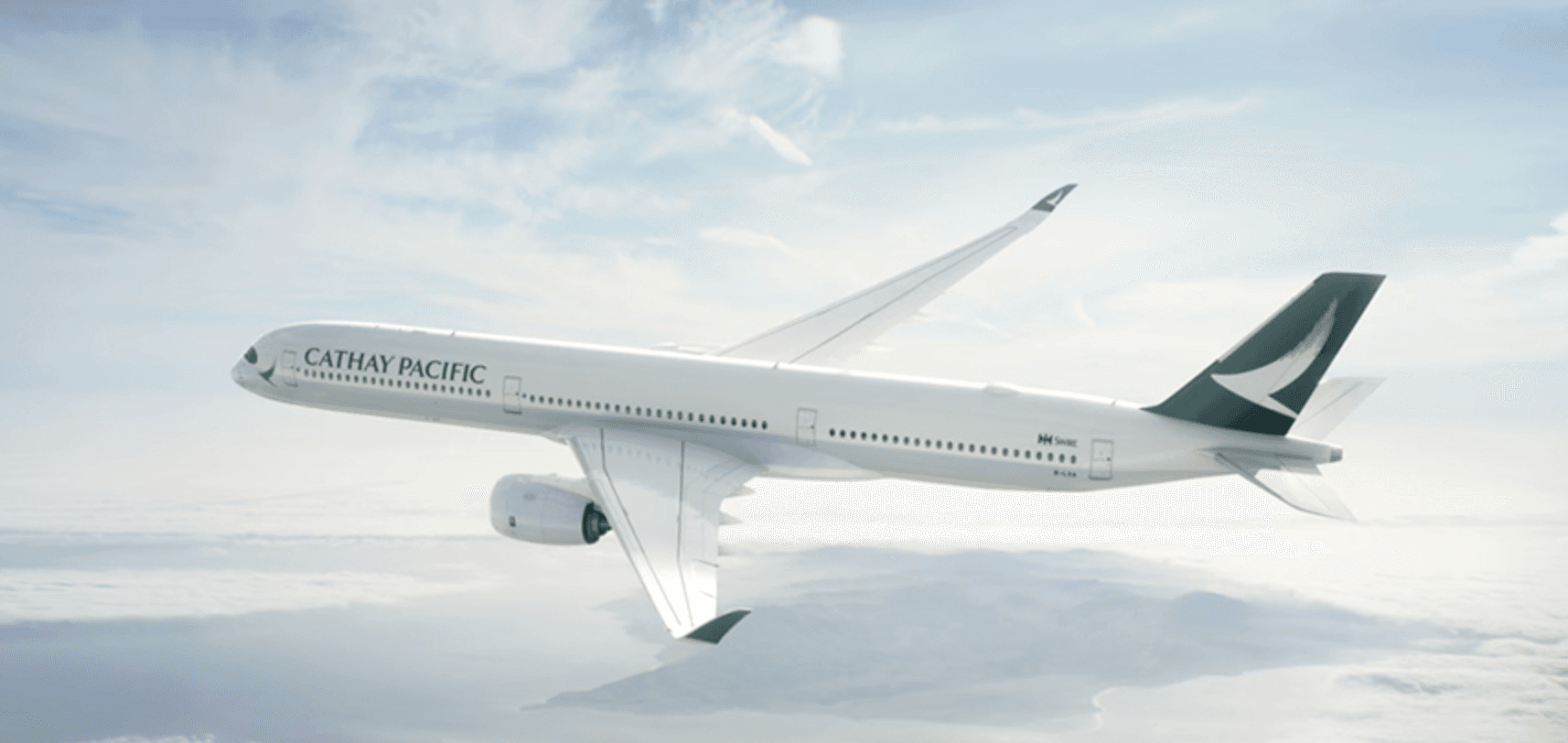 aerial photography of airliner
