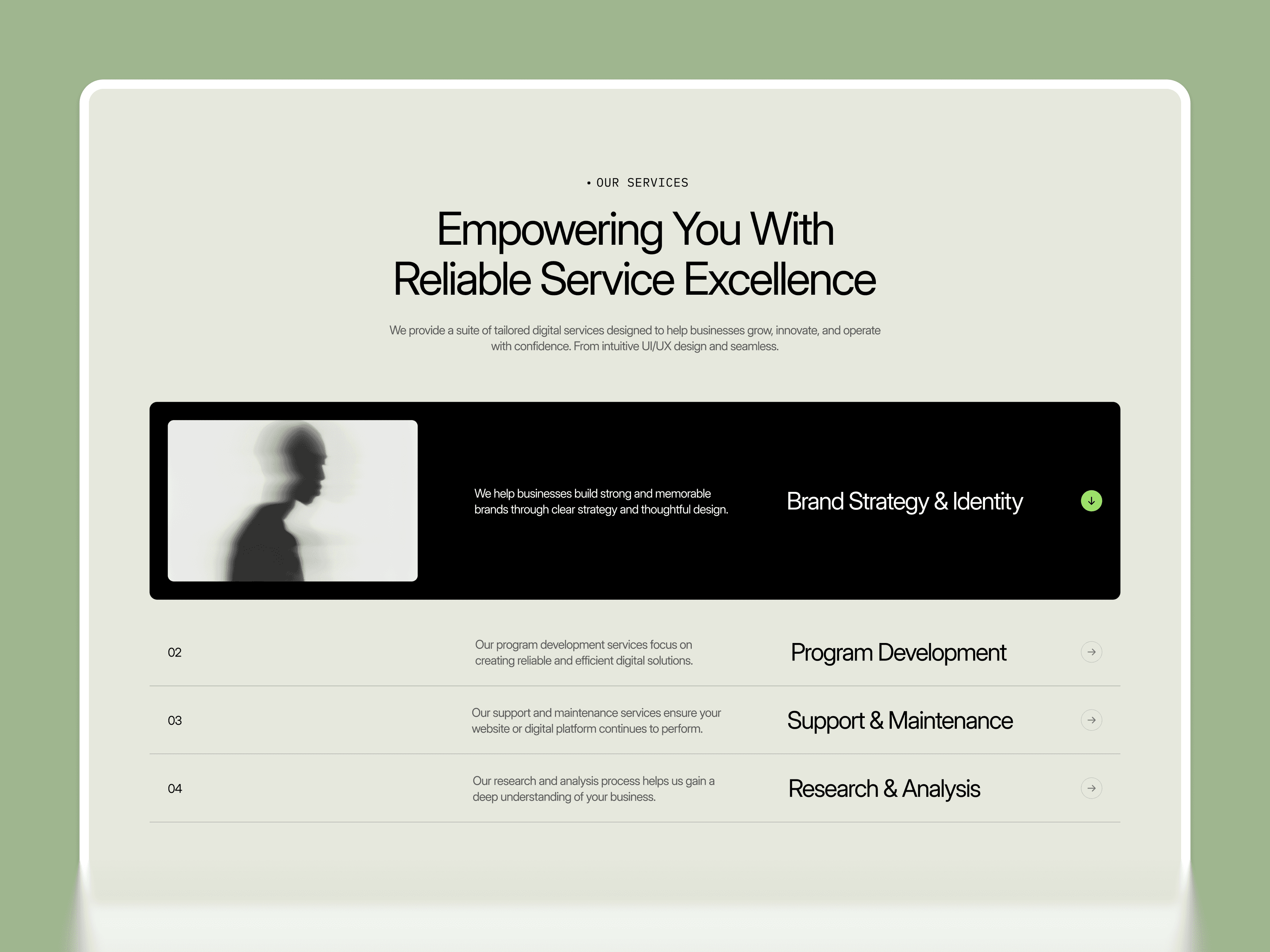 framer sustainability template