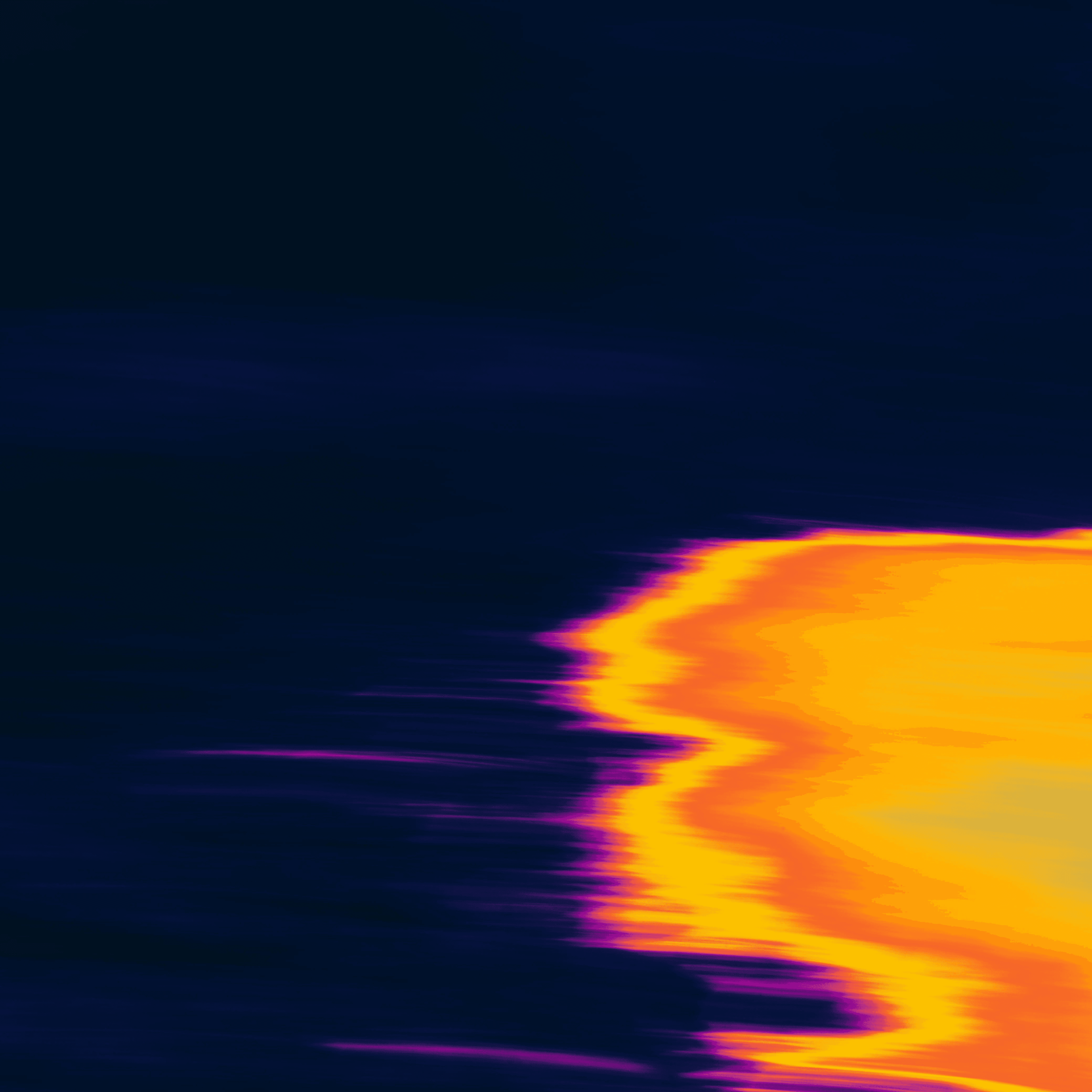 Colorful heatmap with bright and dark regions