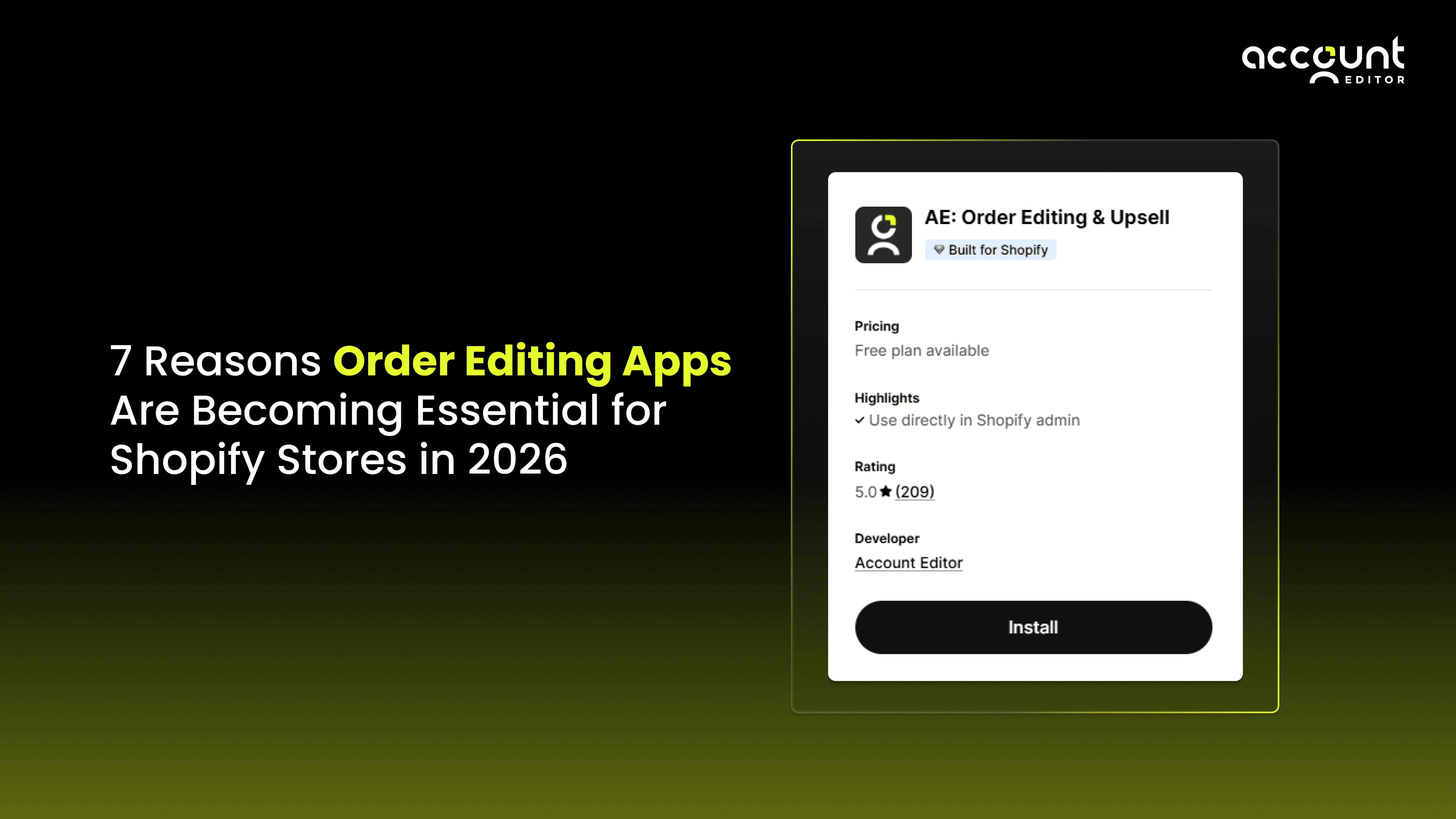 7 Reasons Order Editing Apps Are Becoming Essential for Shopify Stores in 2026 .