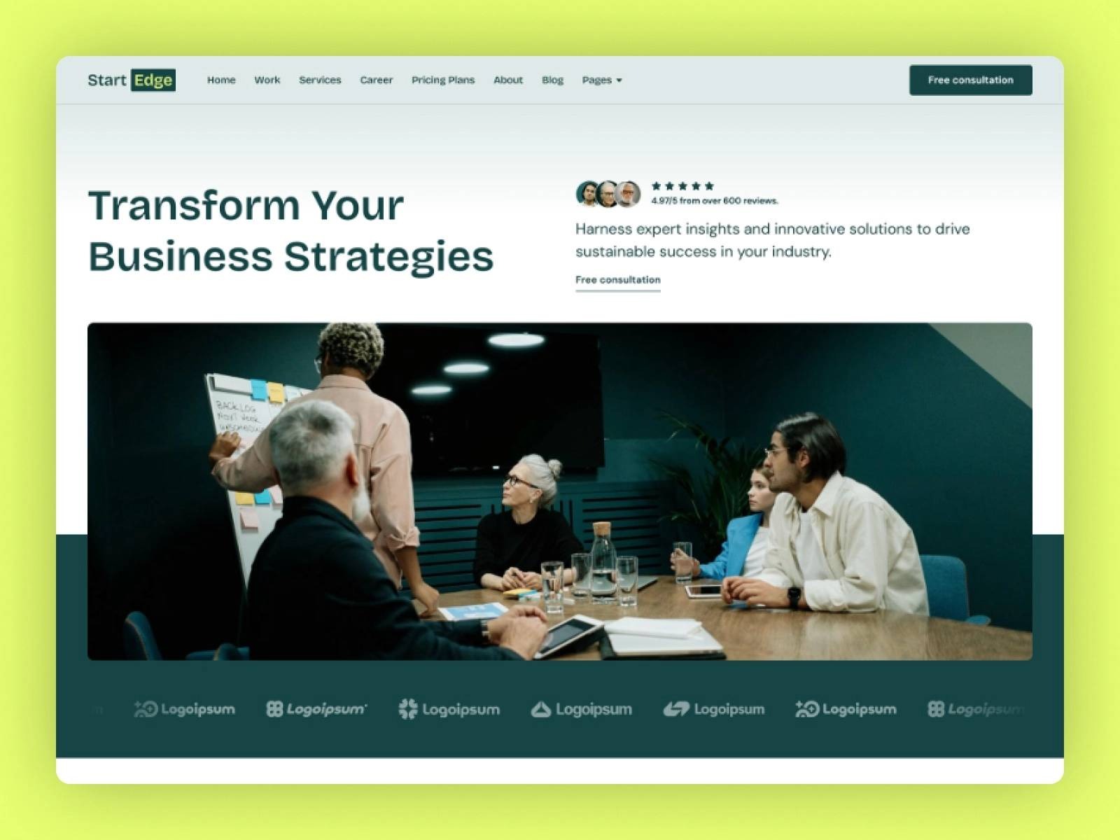stratedge template framer